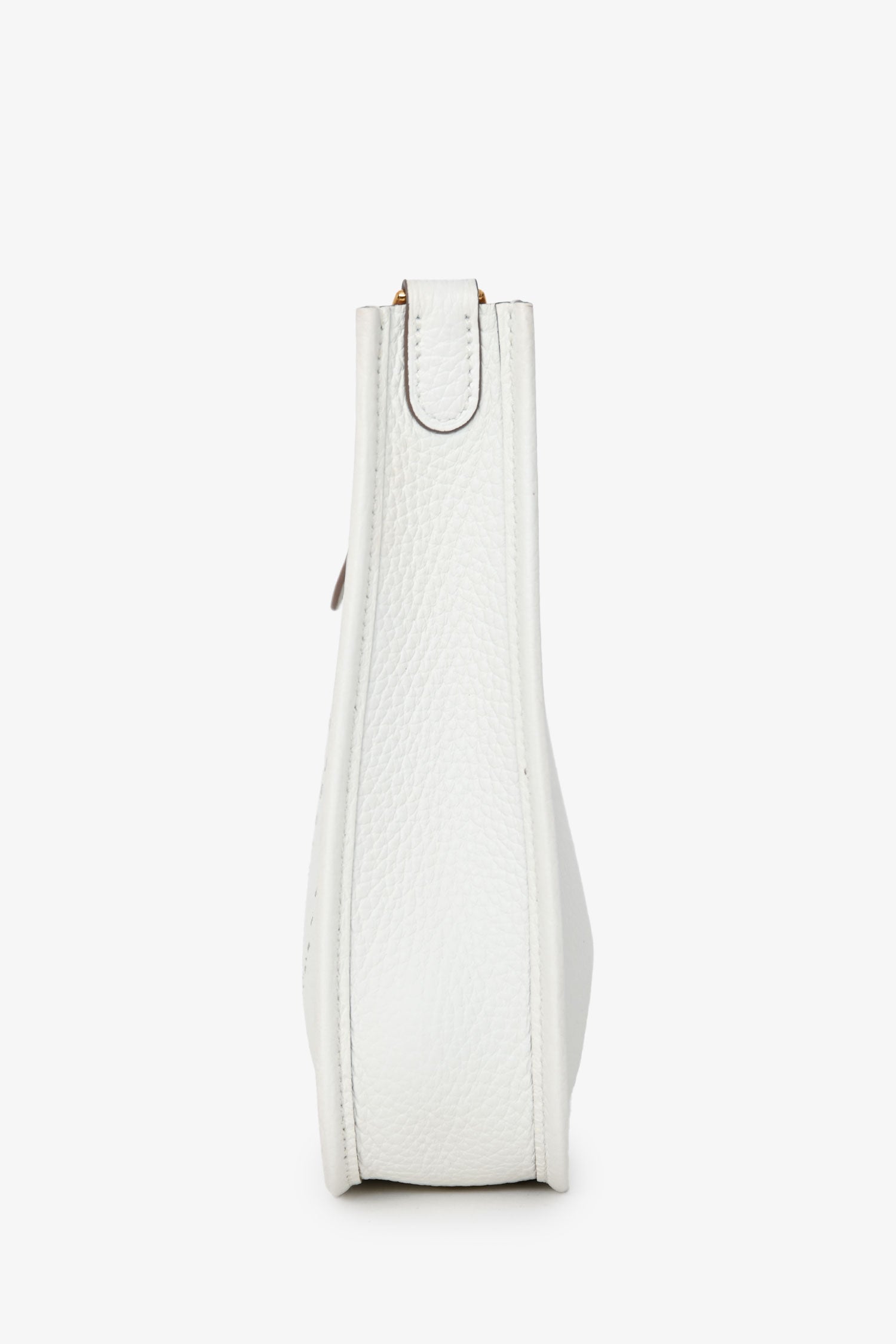 Hermès 2024 Blanc Clemence Leather Evelyne TPM