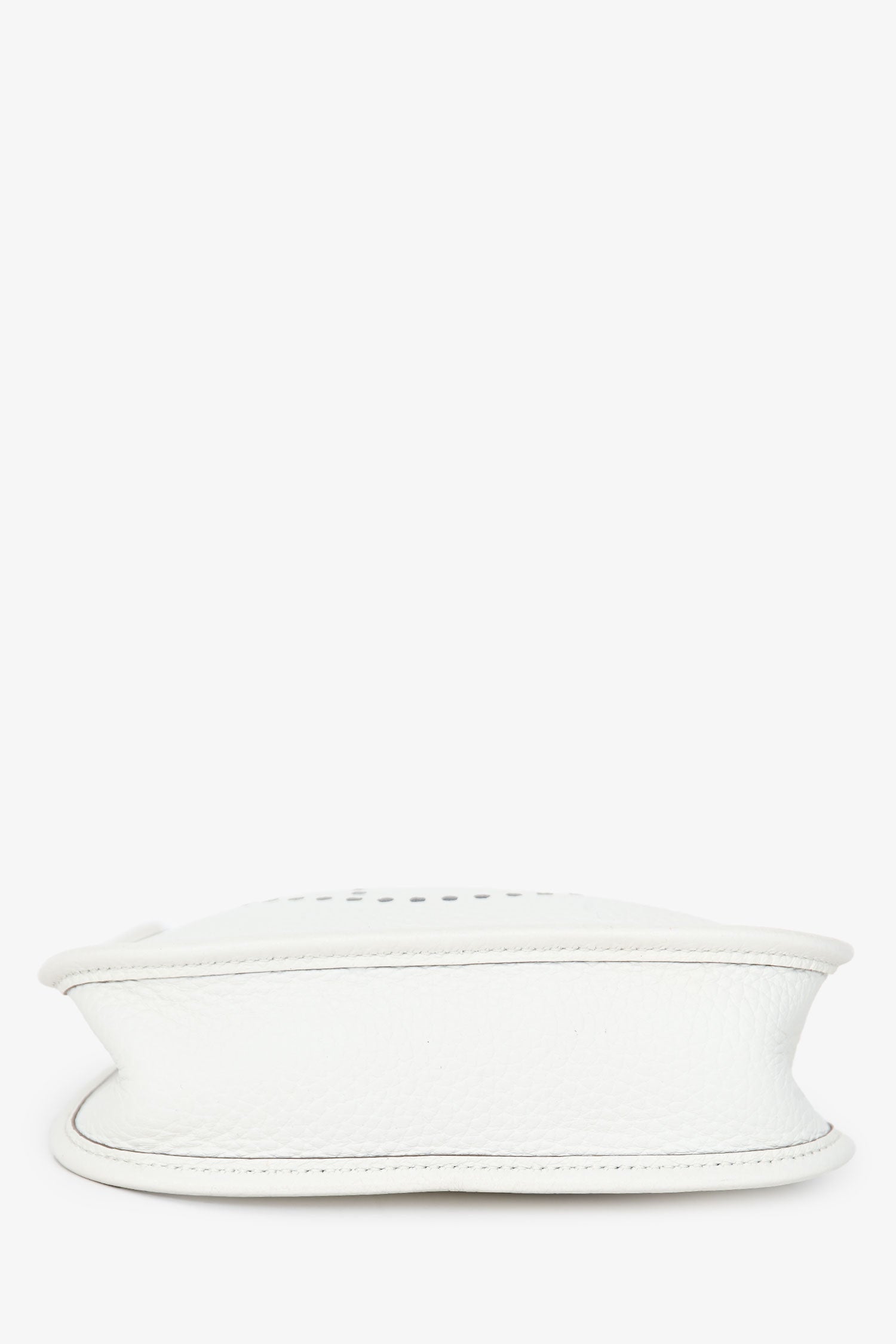Hermès 2024 Blanc Clemence Leather Evelyne TPM