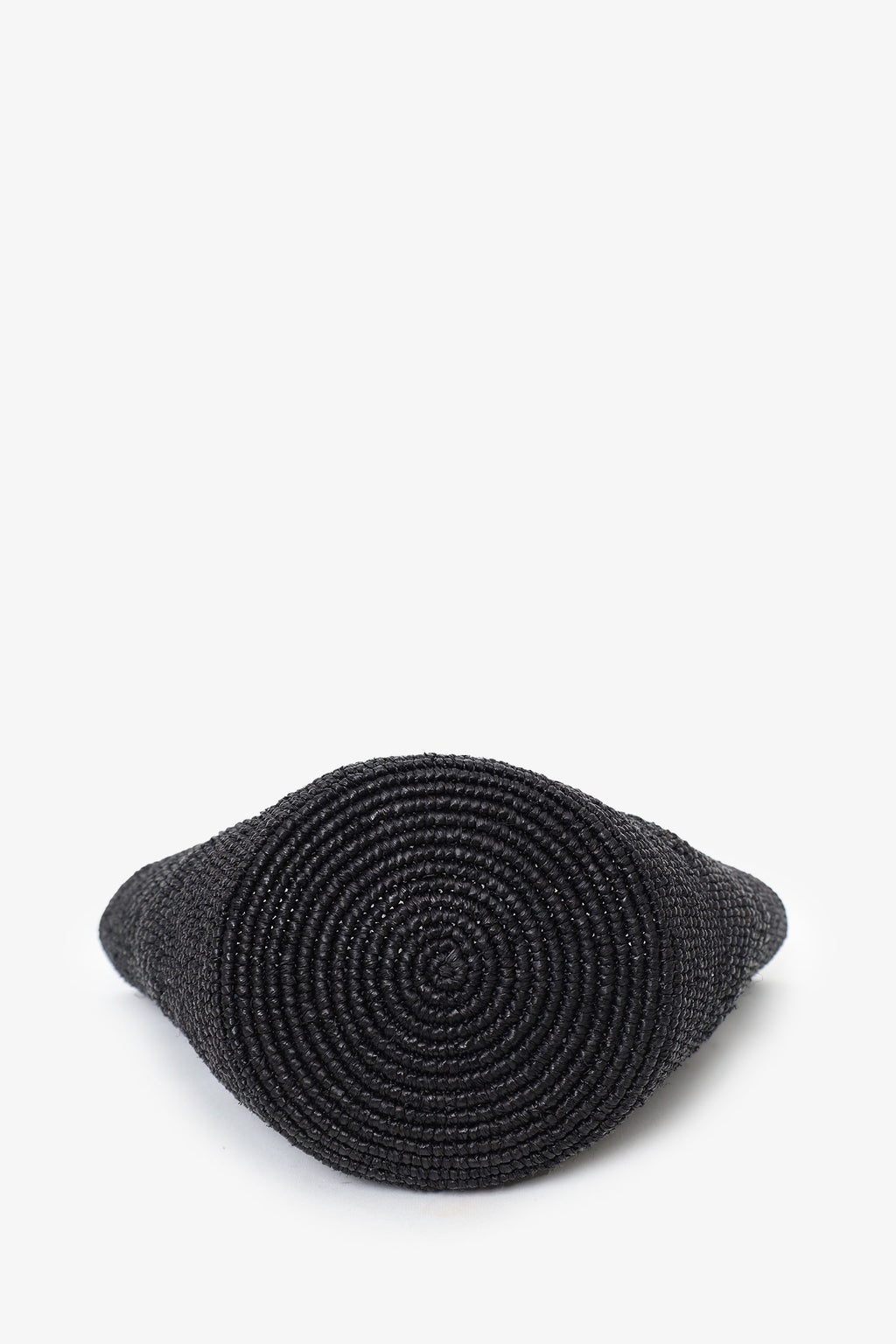 The Row Black Emilie Raffia Shoulder Bag