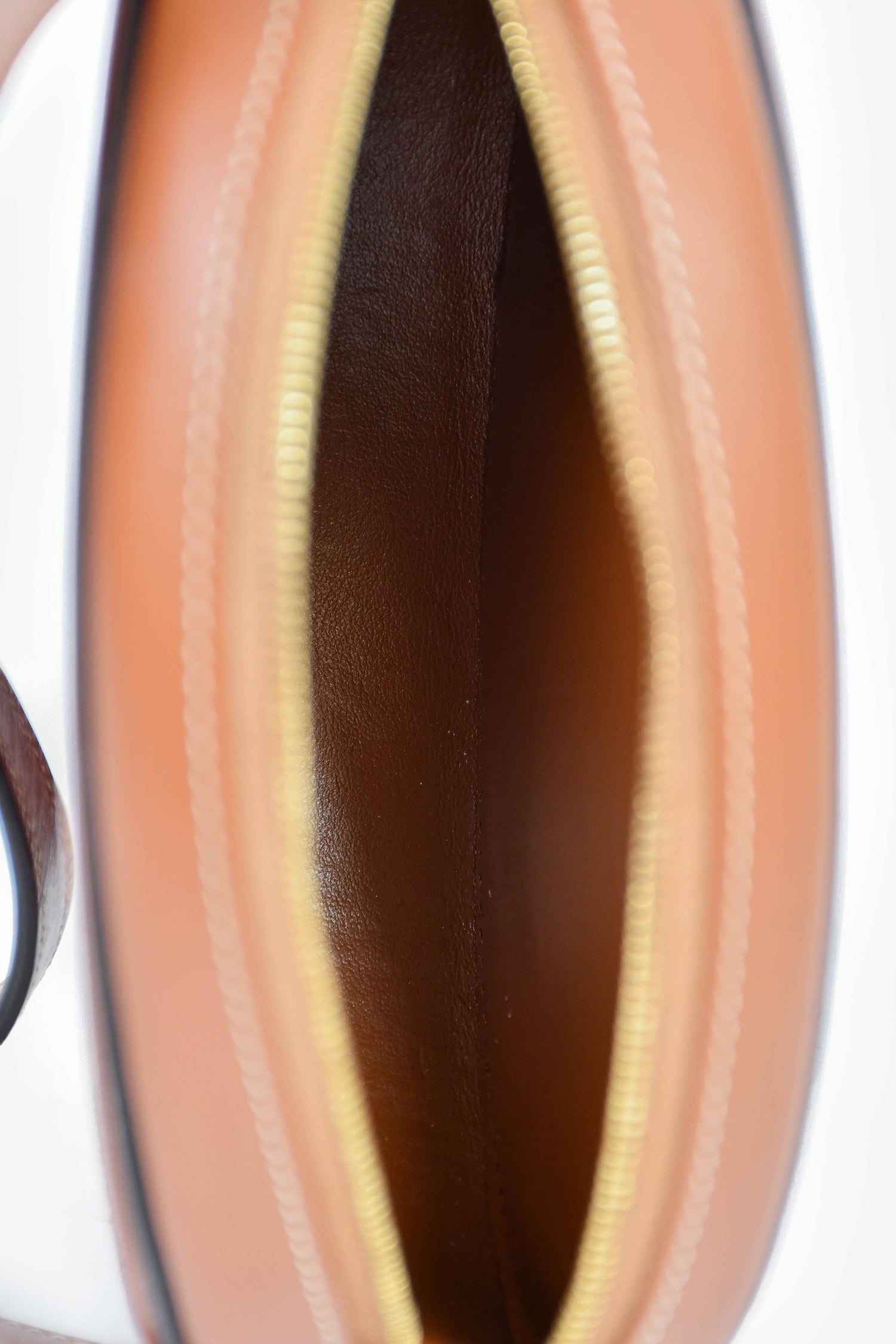 Celine Brown Triomphe Oval Crossbody Bag