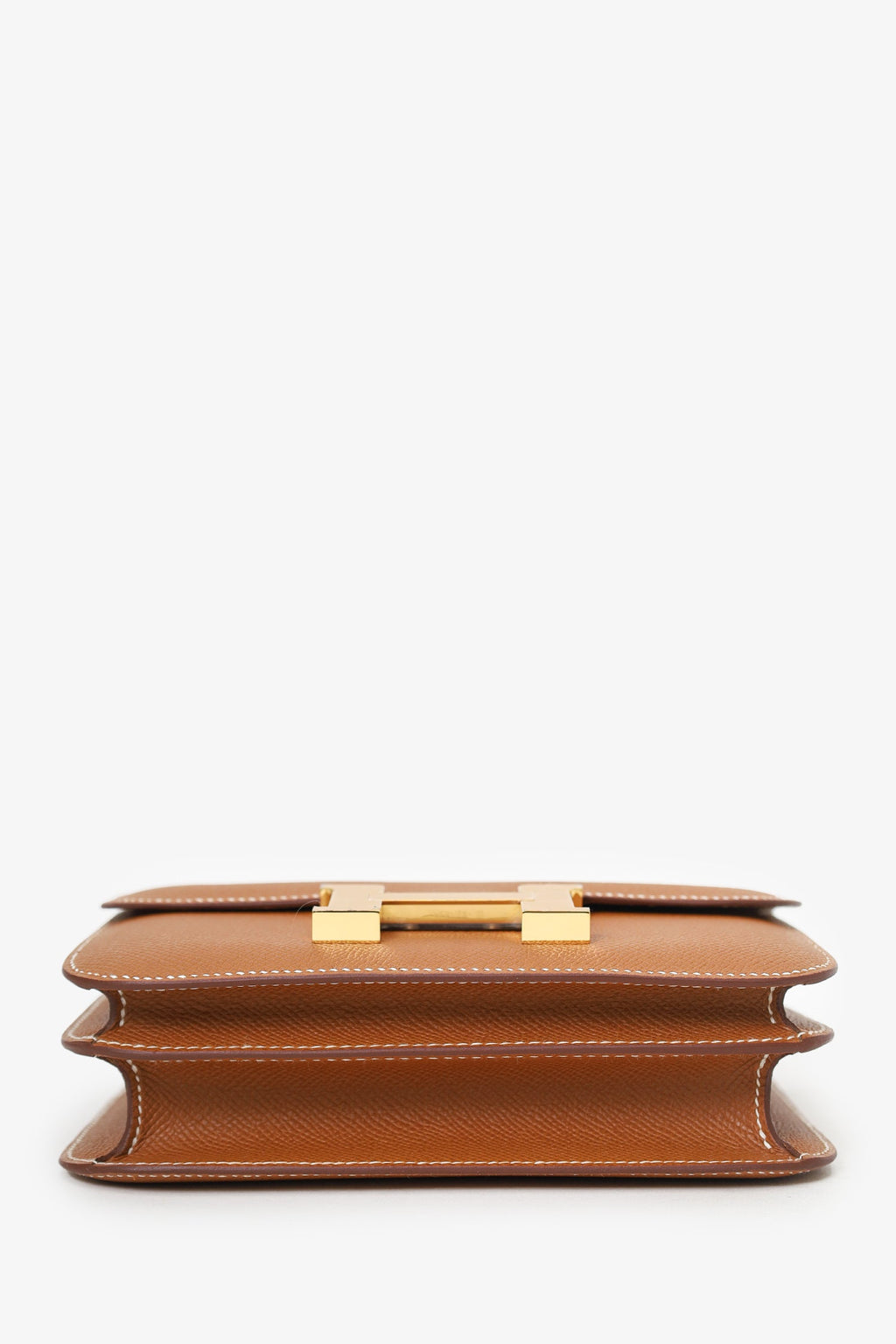 Hermès 2023 Gold Epsom Leather Constance Mini 18