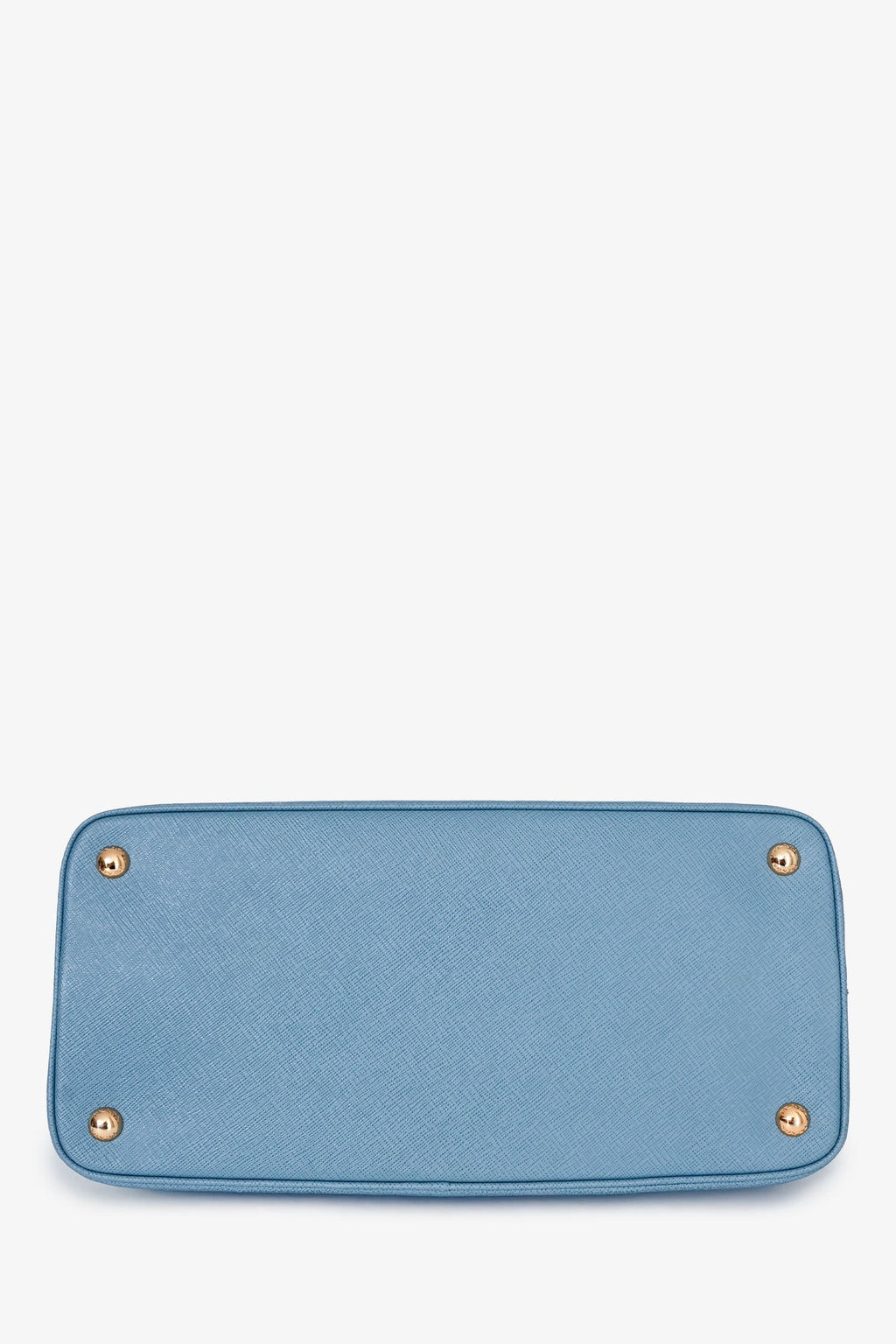 Prada Blue Saffiano Lux Medium Promenade Top Handle