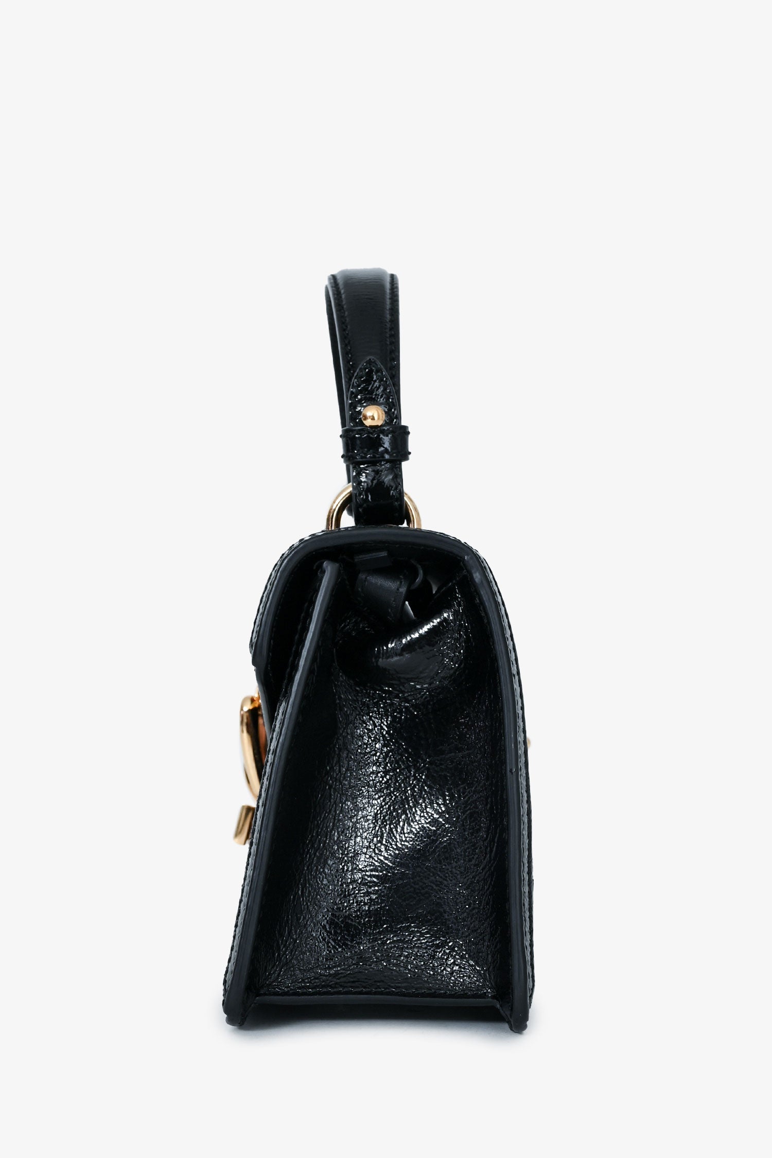 Gucci Black Velvet GG Web Sylvie Mini