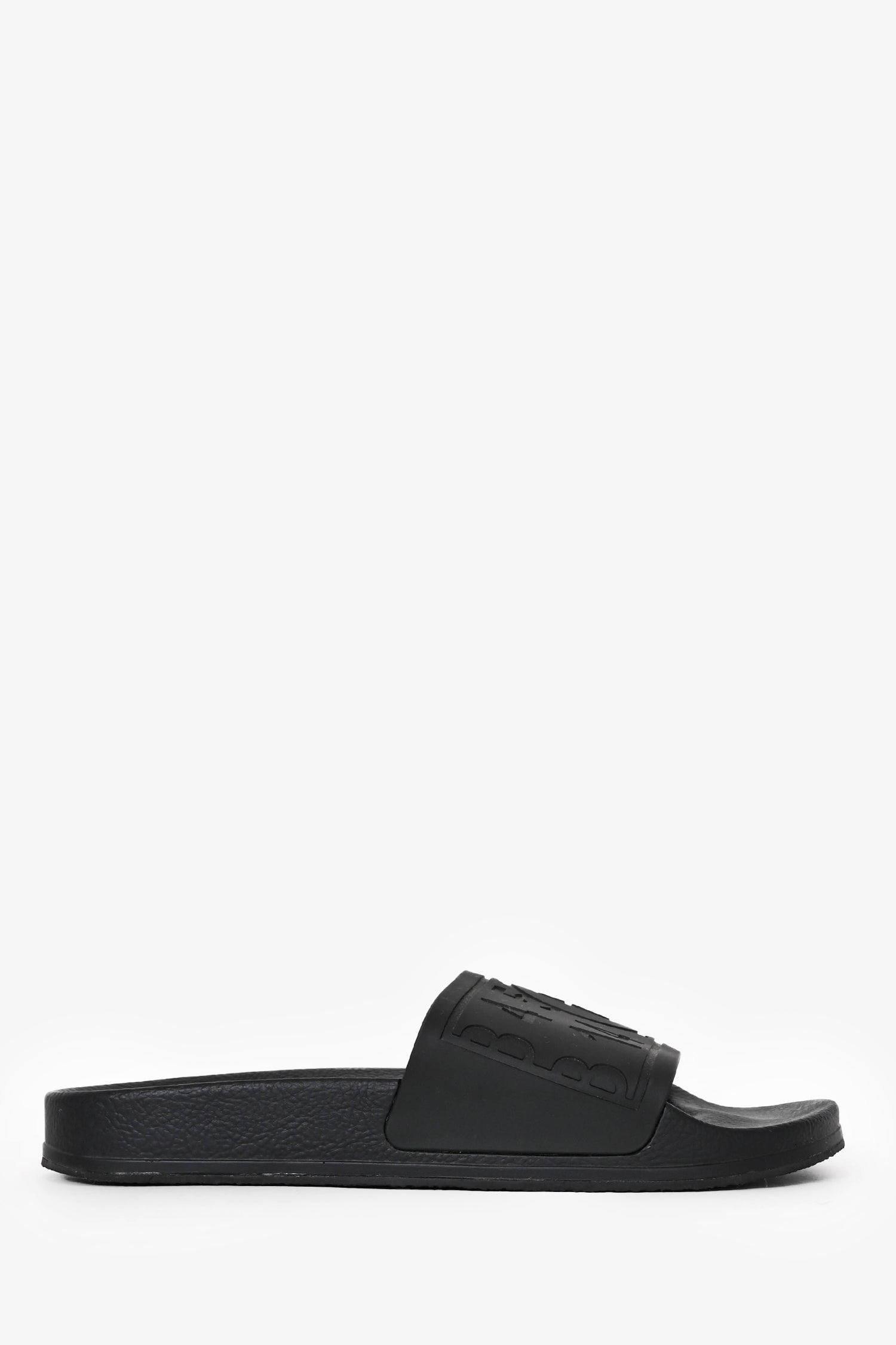 MM6 Maison Margiela Black Rubber Slides Size 41