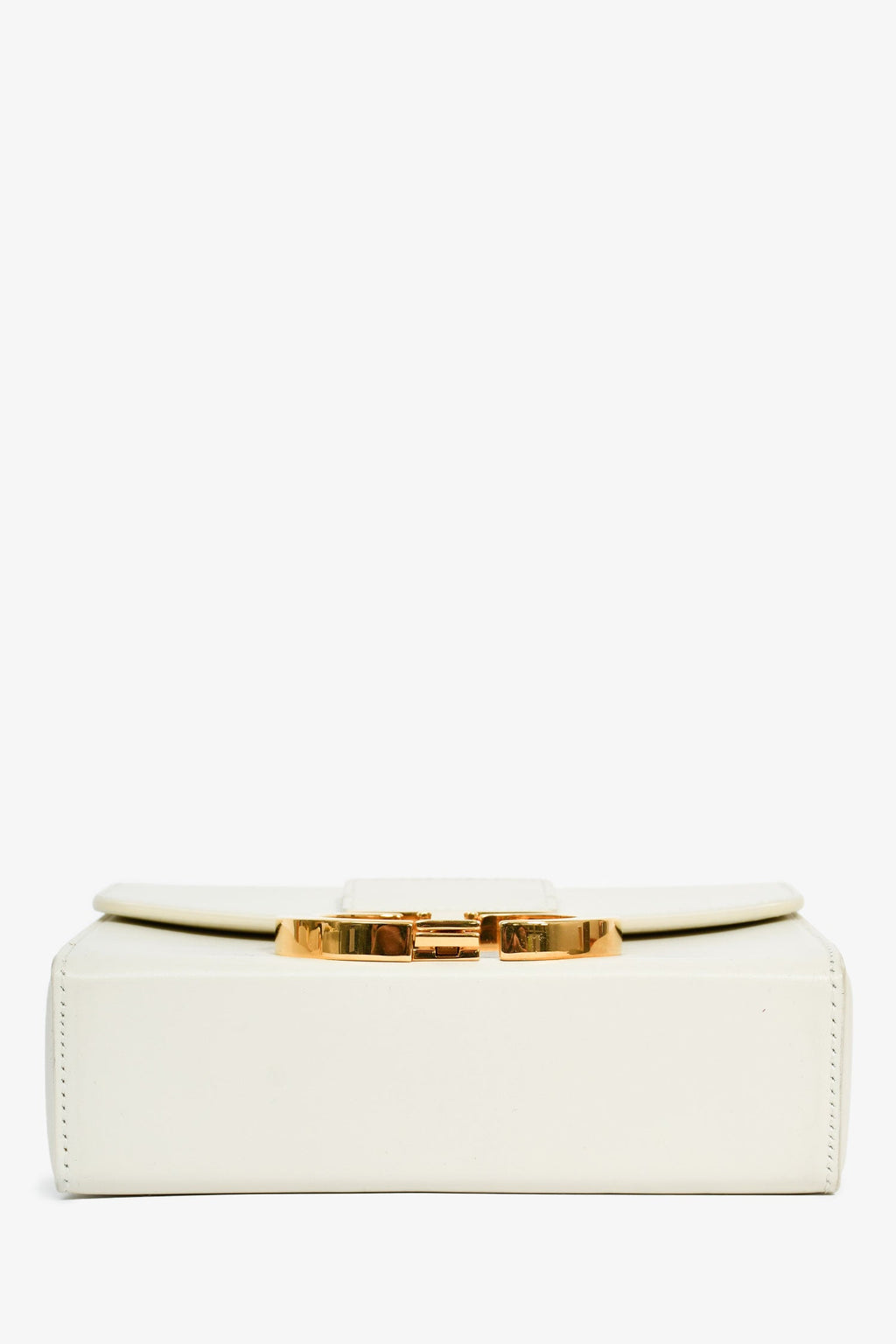 Christian Dior White Leather 'Sac 30 Montaigne Mini' Crossbody