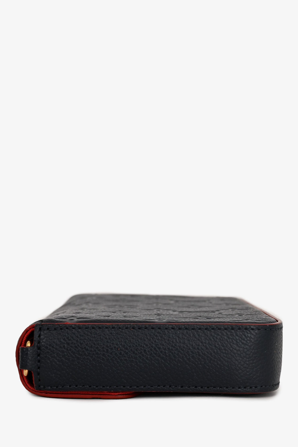Louis Vuitton 2018 Navy Leather Empriente Monogram Félicie Crossbody with CJ Initials