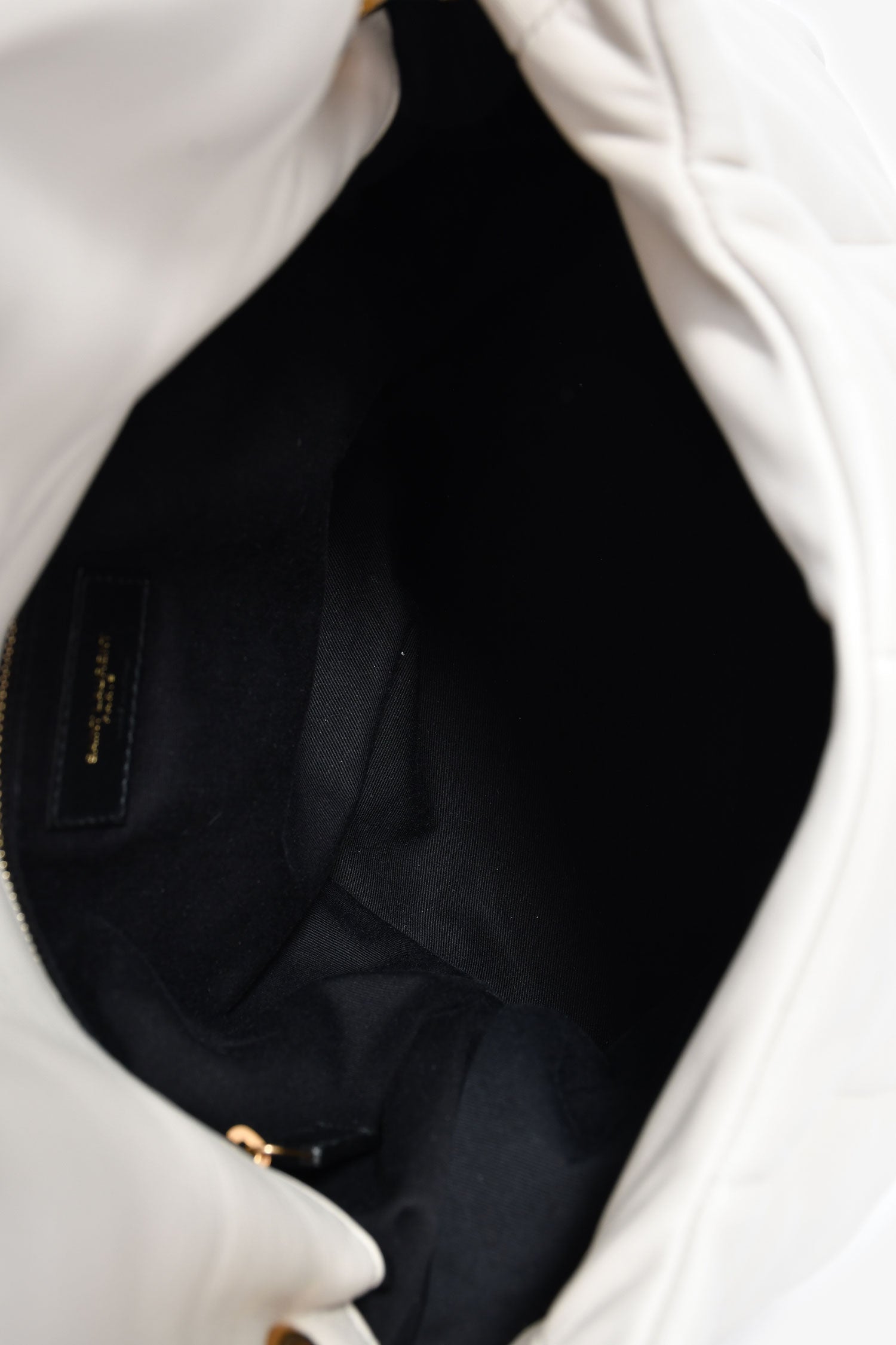Saint Laurent 2019 White Leather Medium 'Lou Lou' Shoulder Bag