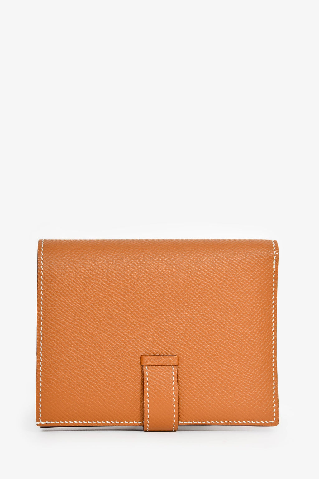 Hermès Brown Epsom Leather 'Bearn' Wallet