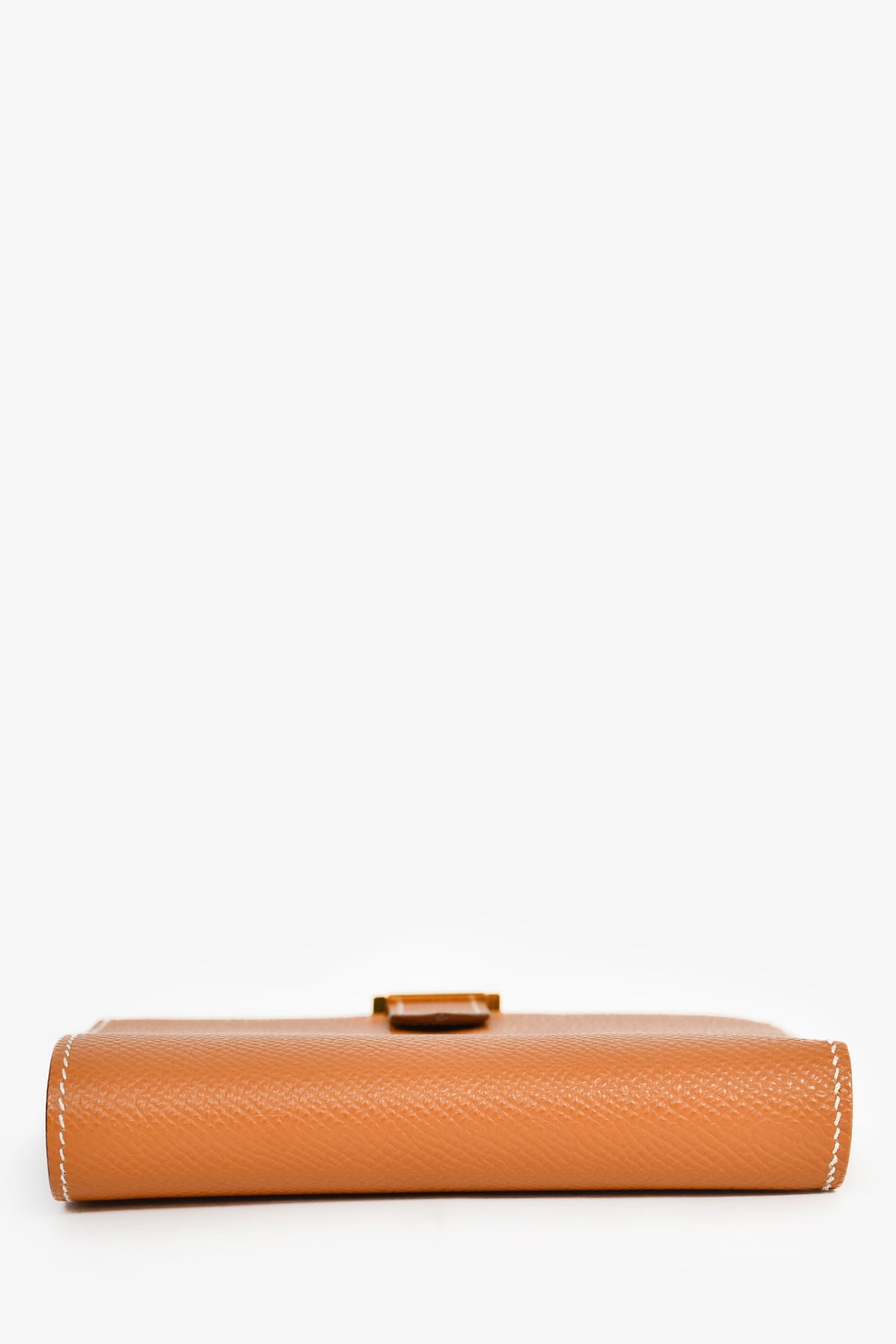 Hermès Brown Epsom Leather 'Bearn' Wallet