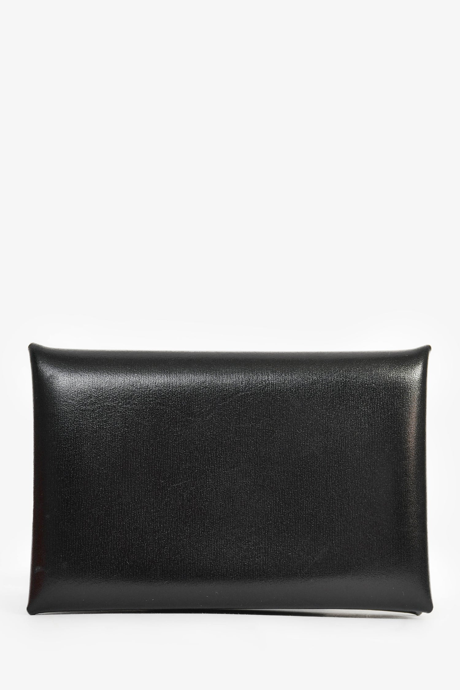Hermès Black Leather 'Calvi' holder