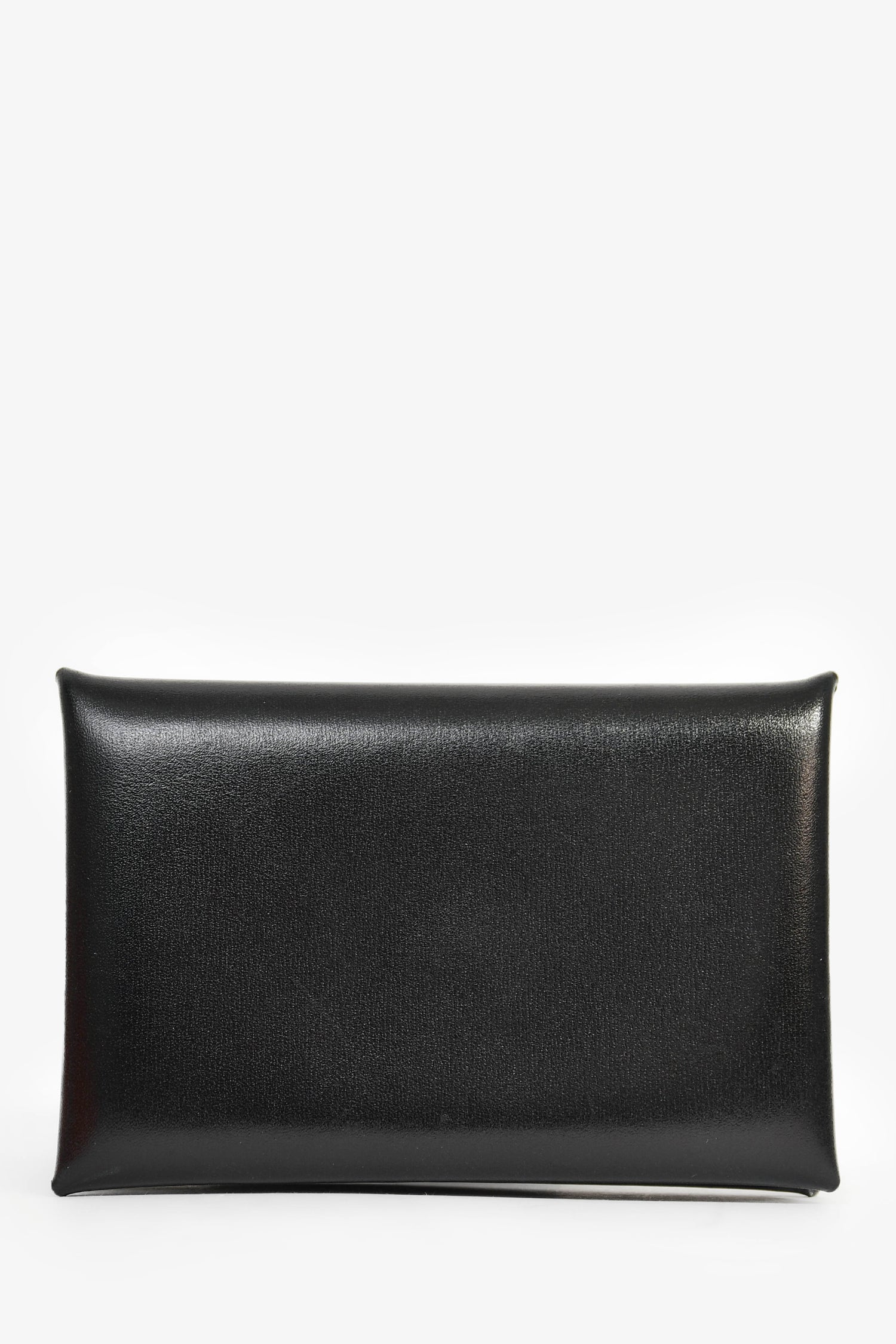 Hermès Black Leather 'Calvi' holder