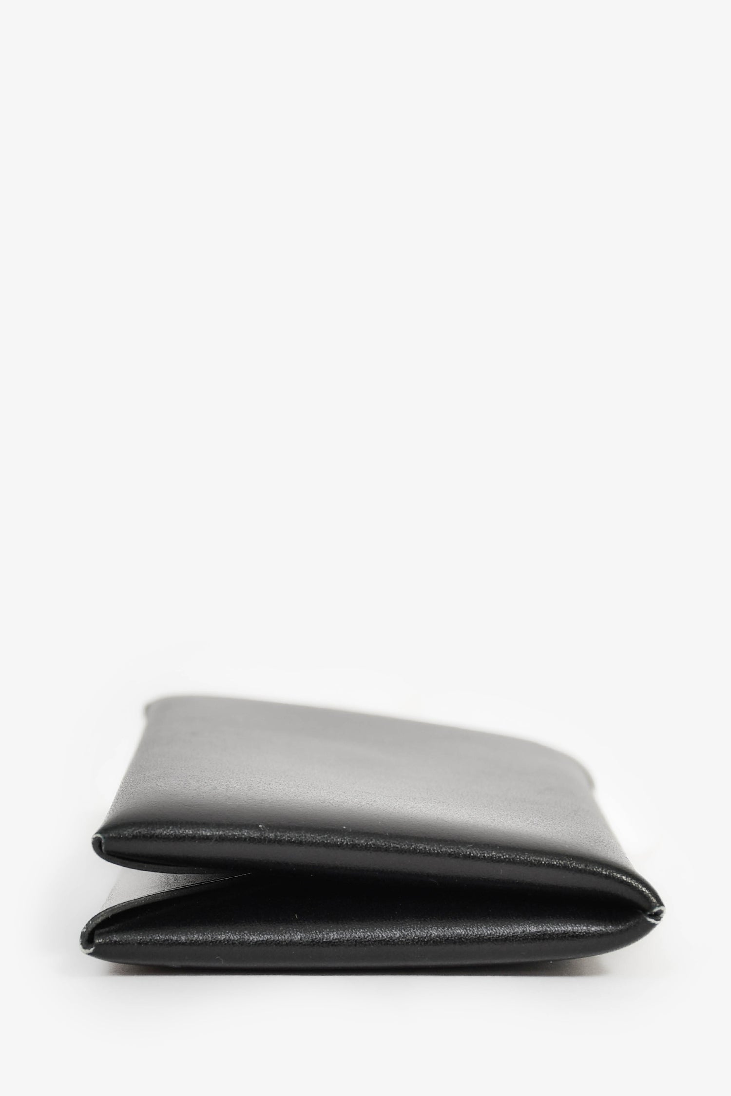 Hermès Black Leather 'Calvi' holder