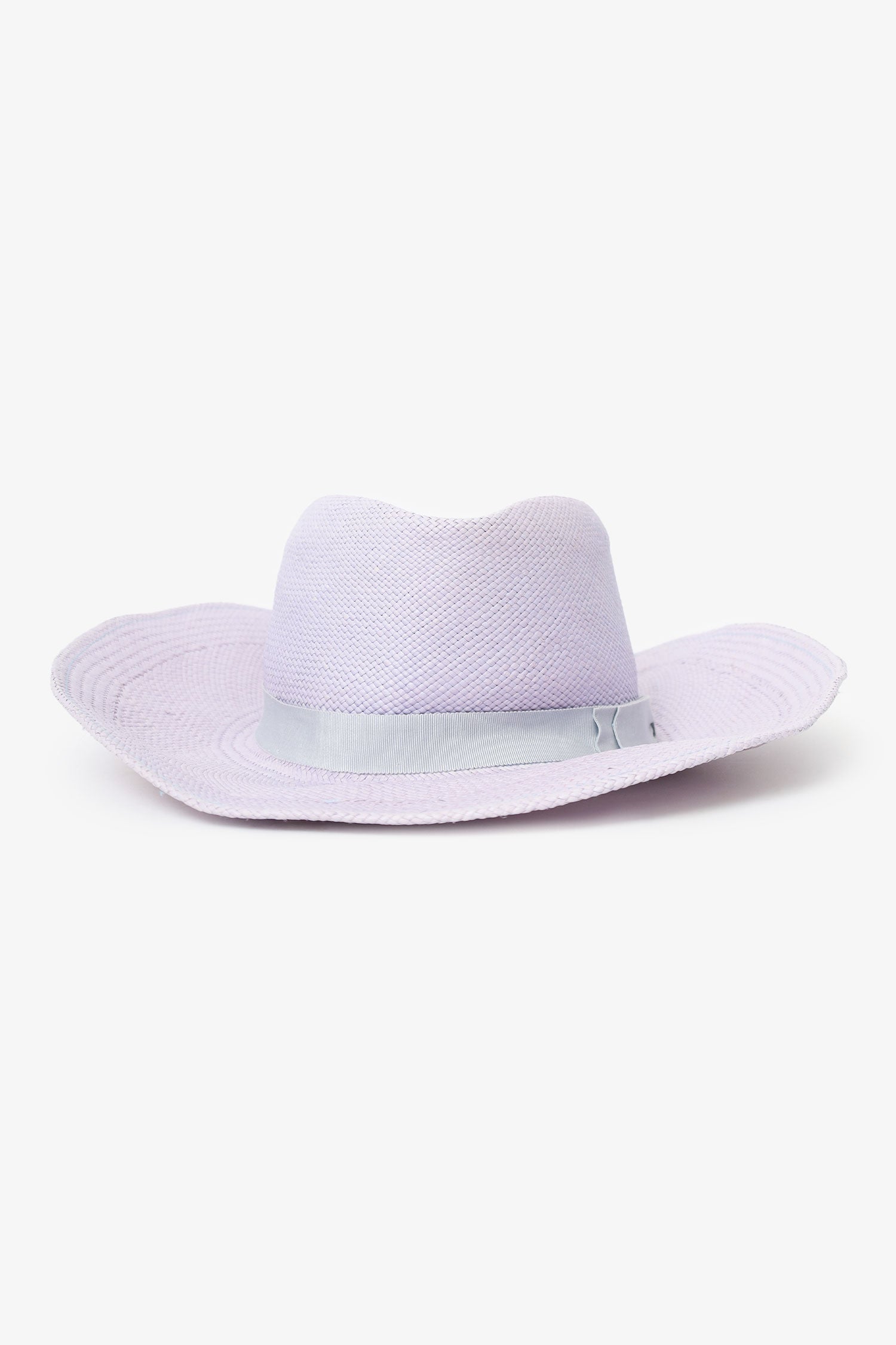 Gladys Tamez Lilac Straw Cowboy Hat Size S