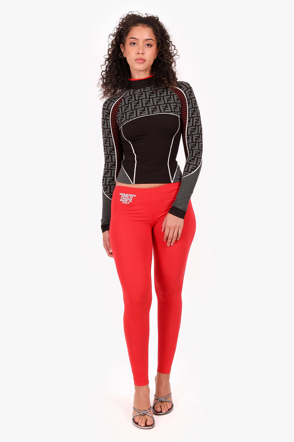 DSquared2 Red Leggings Size P