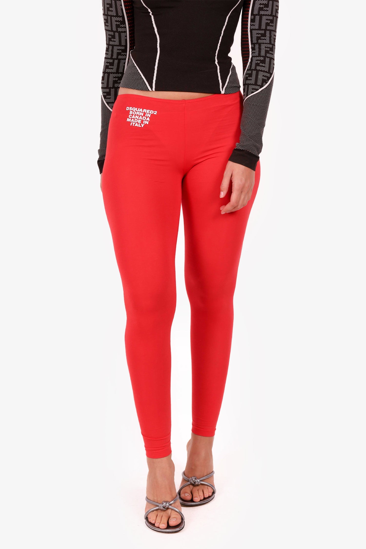 DSquared2 Red Leggings Size P