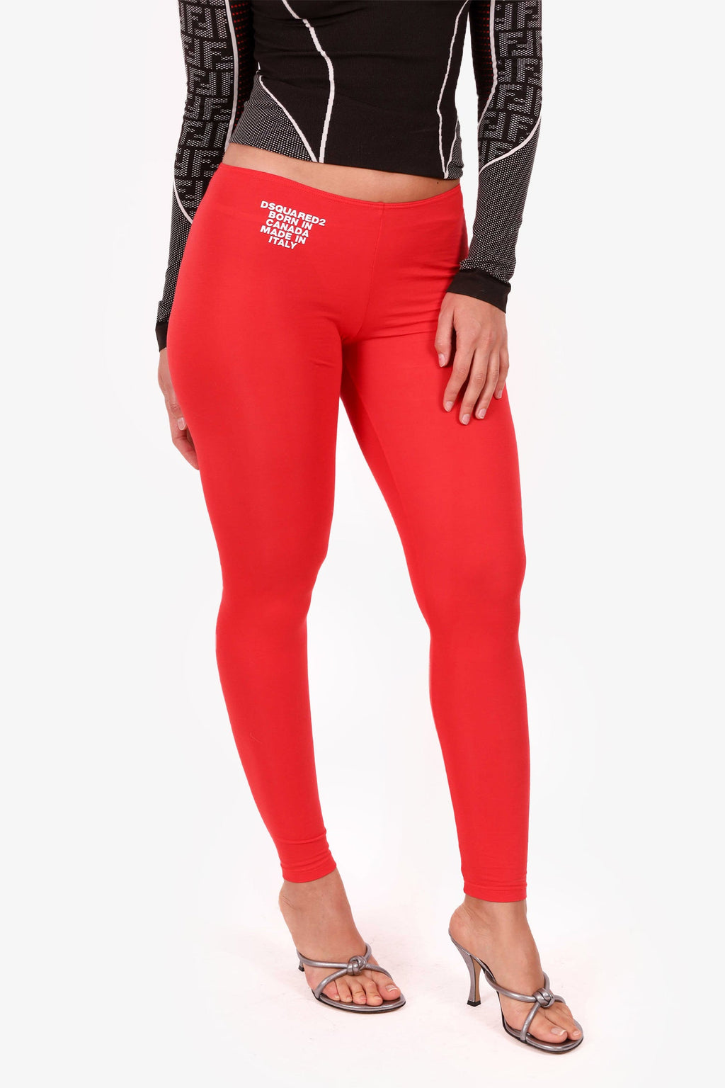 DSquared2 Red Leggings Size P