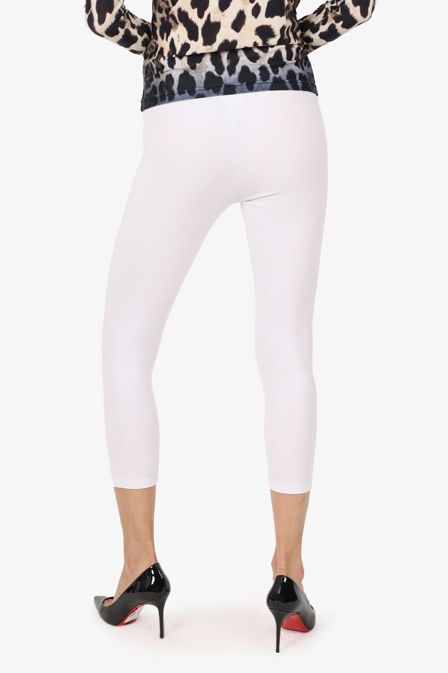 DSquared2 White 'ICON' Leggings Size S
