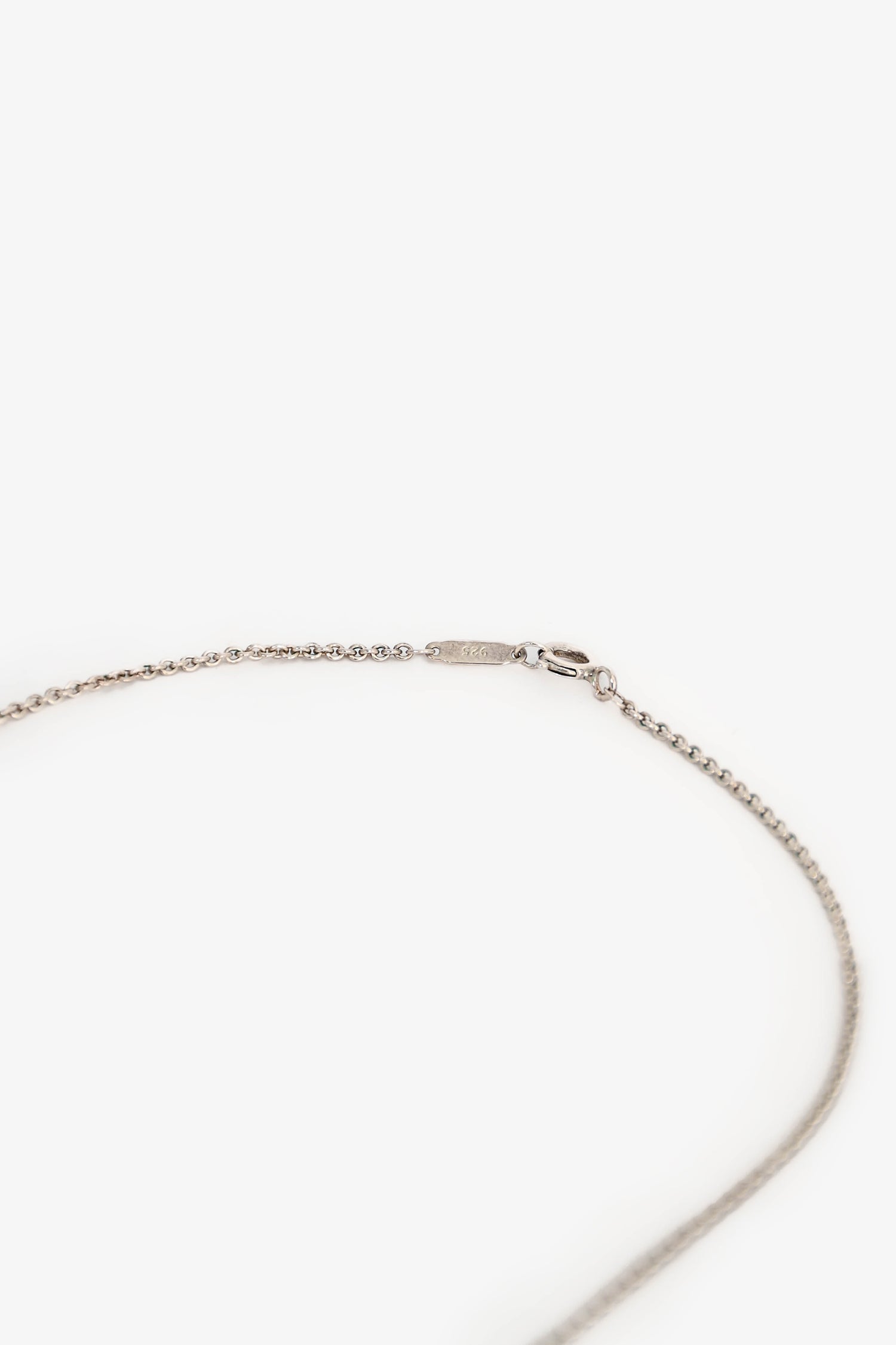 Tiffany & Co. Sterling Silver Triple Cushion Link Pendant Necklace