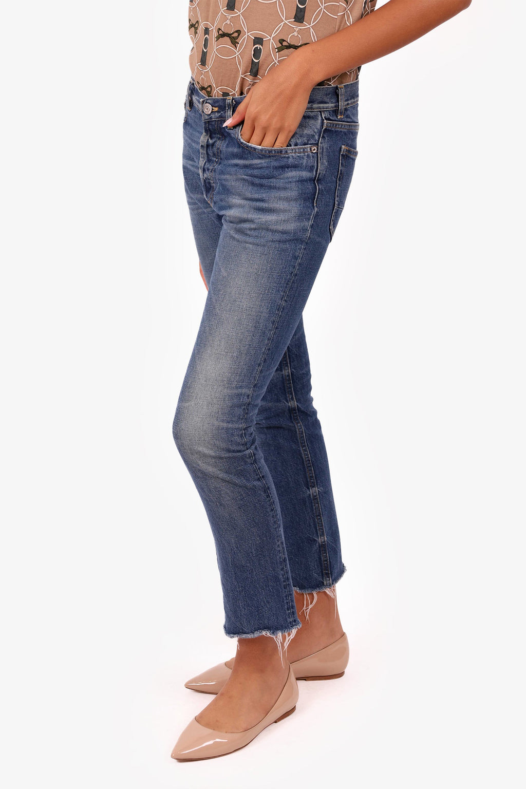 Golden Goose Blue Straight Jeans Size S