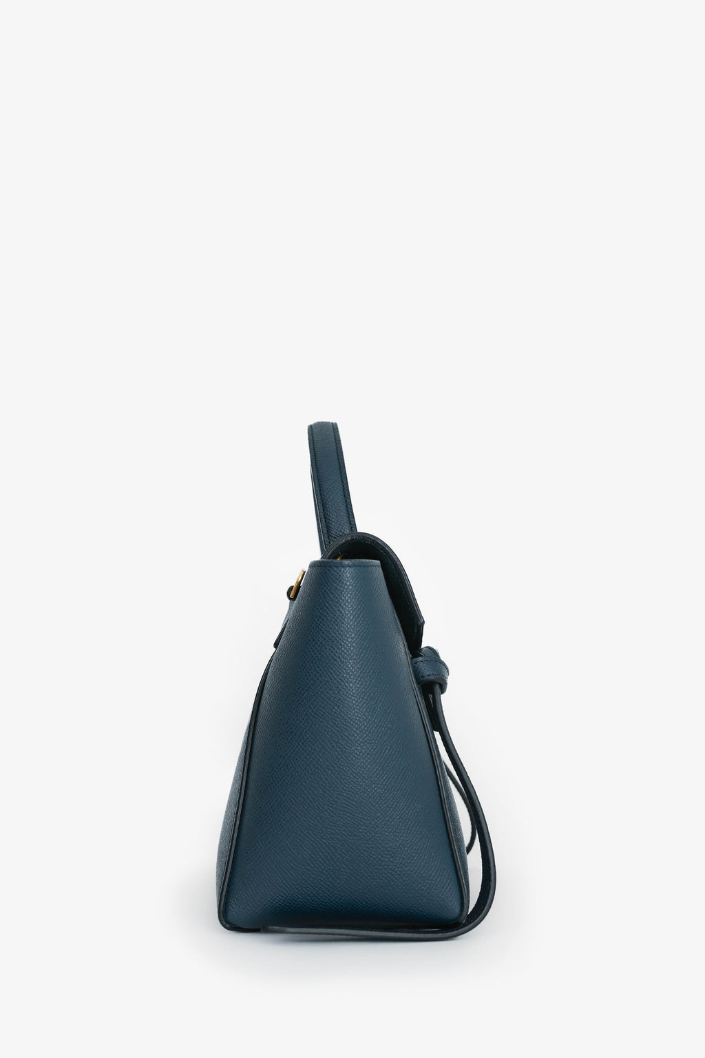 Celine Navy Grained Calfskin Leather Nano Belt Bag