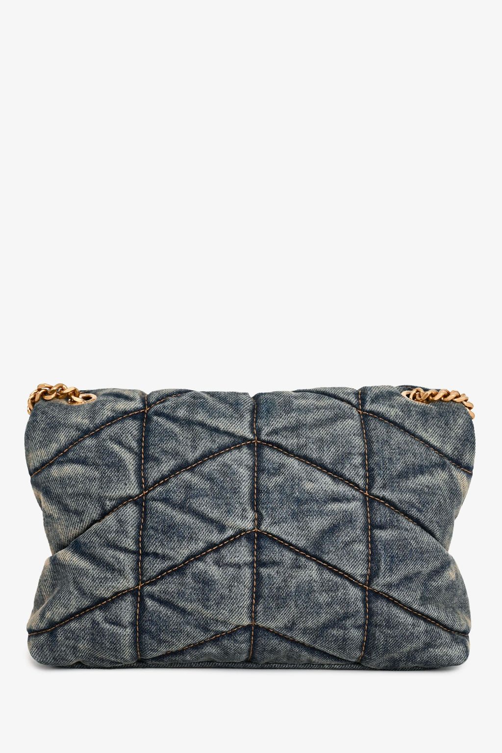 Saint Laurent 2020 Blue Denim Small LouLou Flap Bag