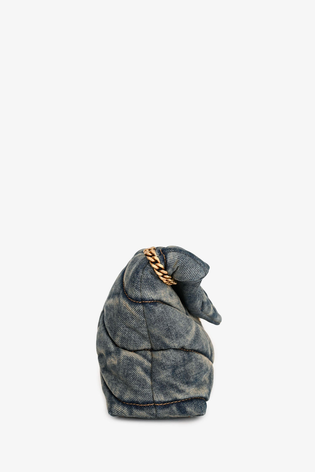 Saint Laurent 2020 Blue Denim Small LouLou Flap Bag