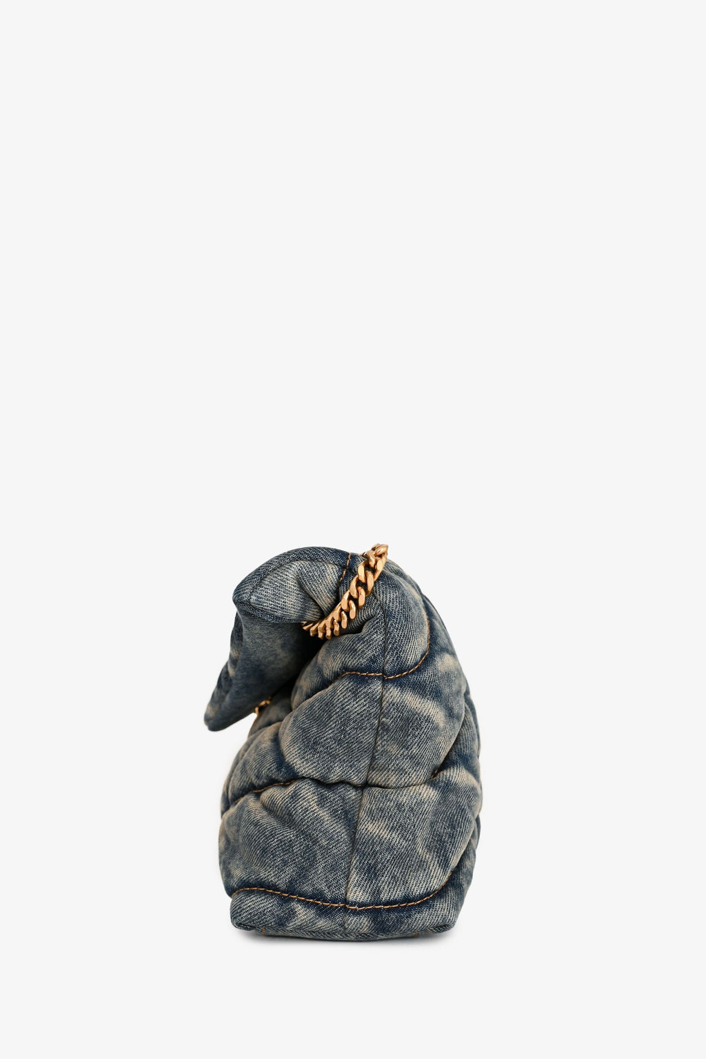 Saint Laurent 2020 Blue Denim Small LouLou Flap Bag