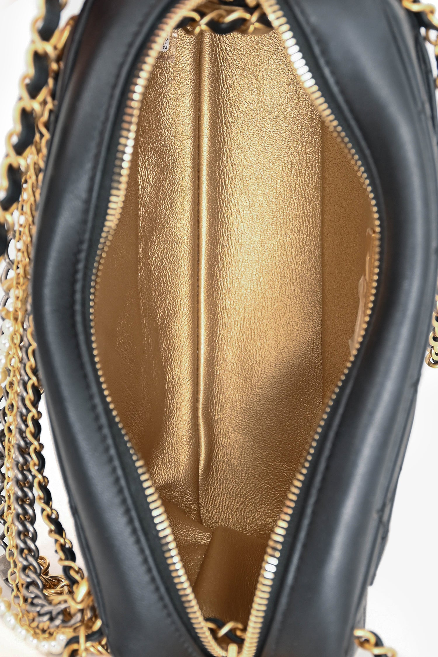 Pre-Loved Chanel™ 2018-19 Black Leather Quilted All About Chain Camera Bag
