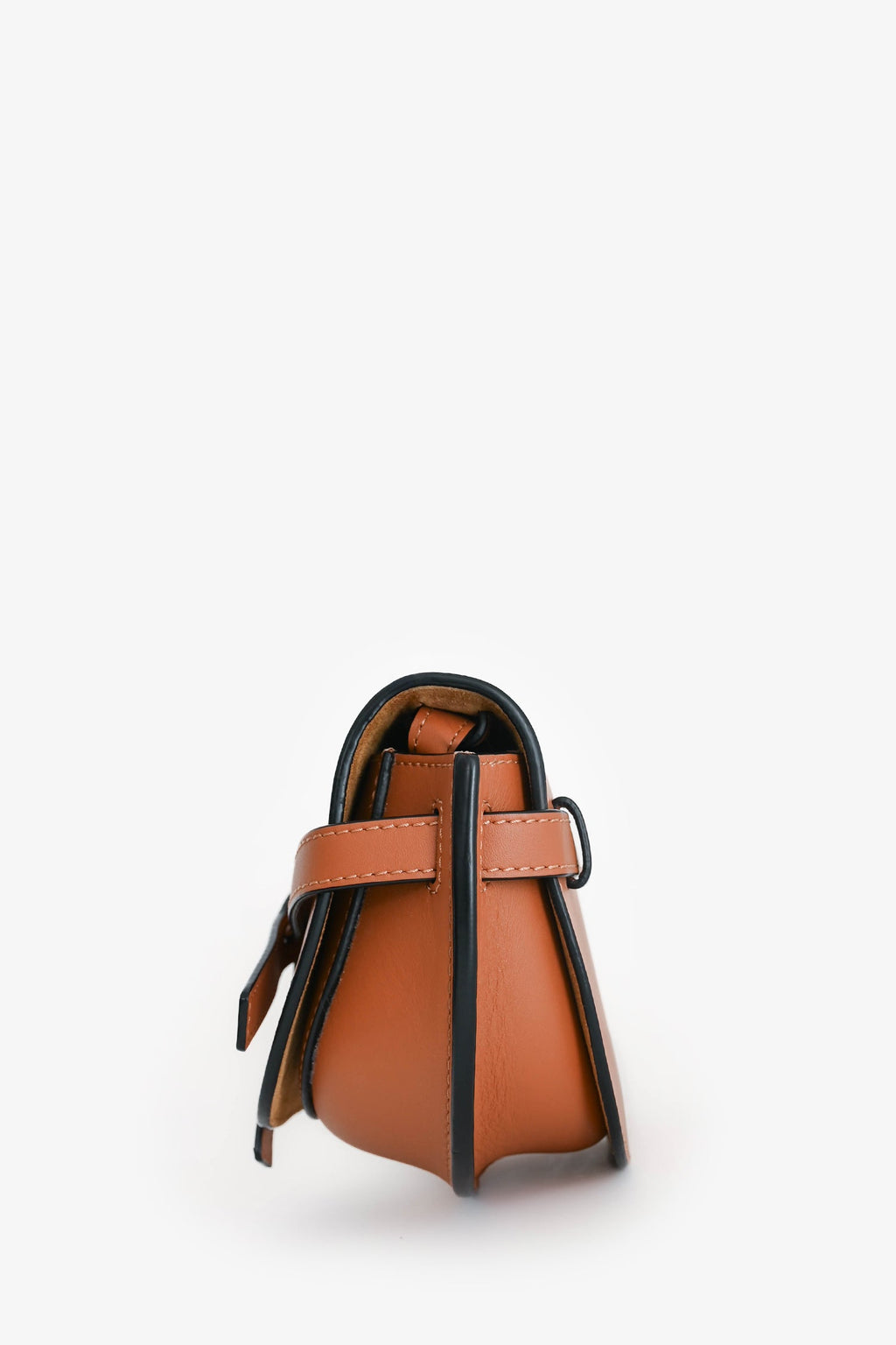 Loewe Brown Leather Mini Gate Crossbody