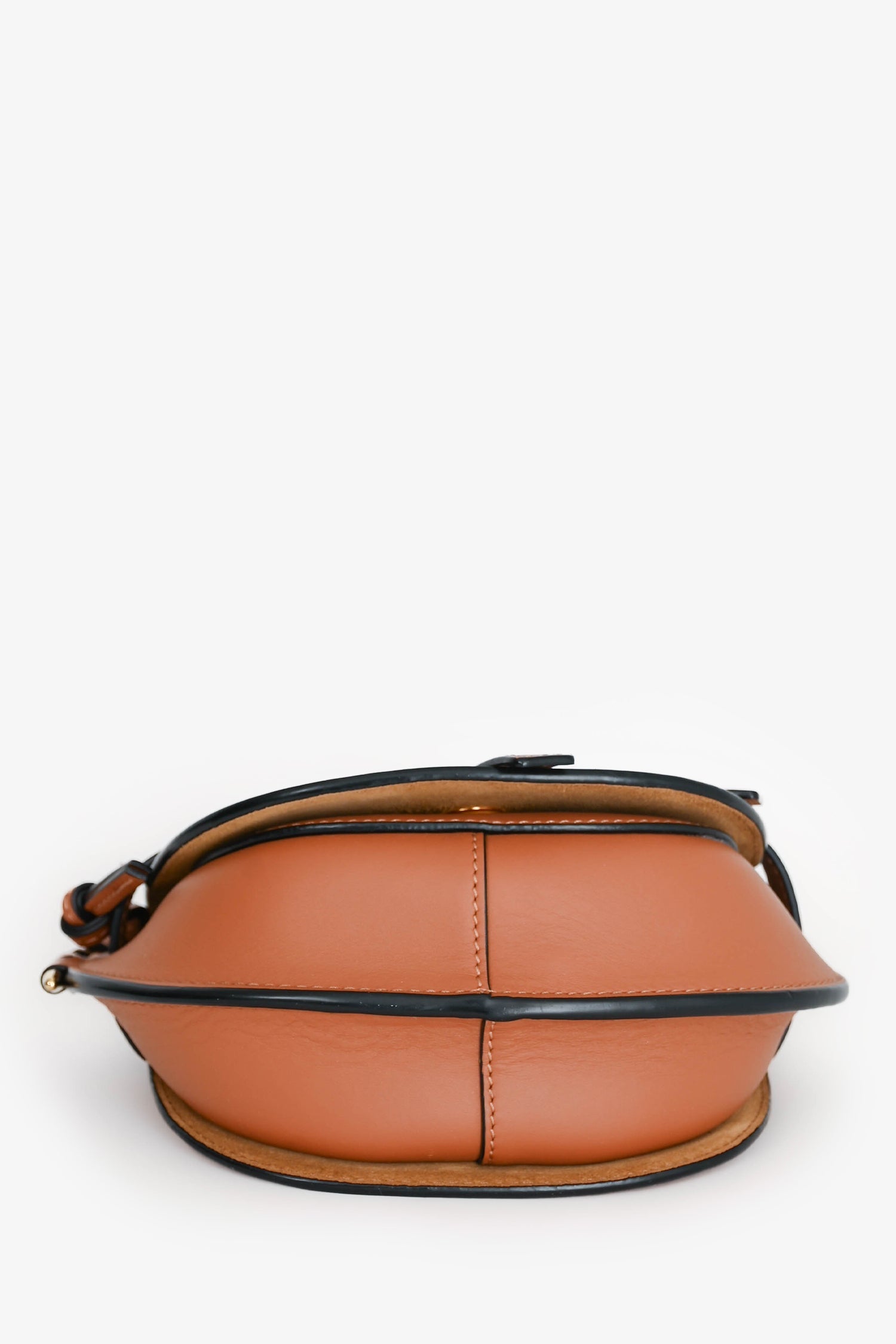 Loewe Brown Leather Mini Gate Crossbody