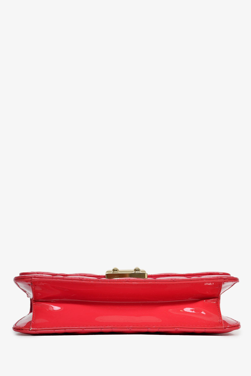 Christian Dior Pink Patent 'Miss Dior' Wallet On Chain