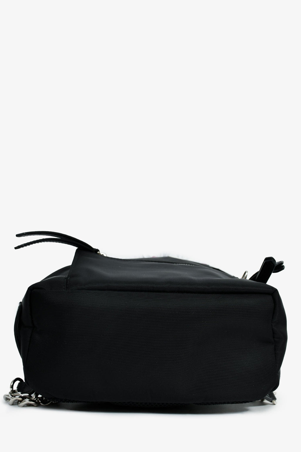 Fendi Black Nylon Mini Monster Backpack