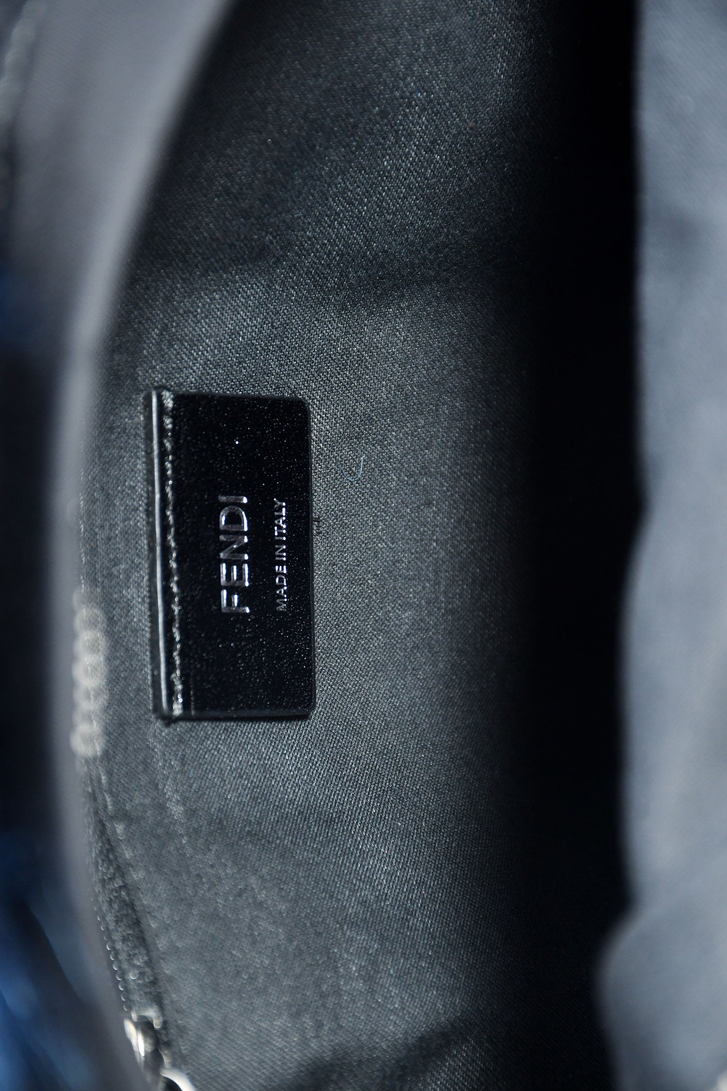 Fendi Black Nylon Mini Monster Backpack