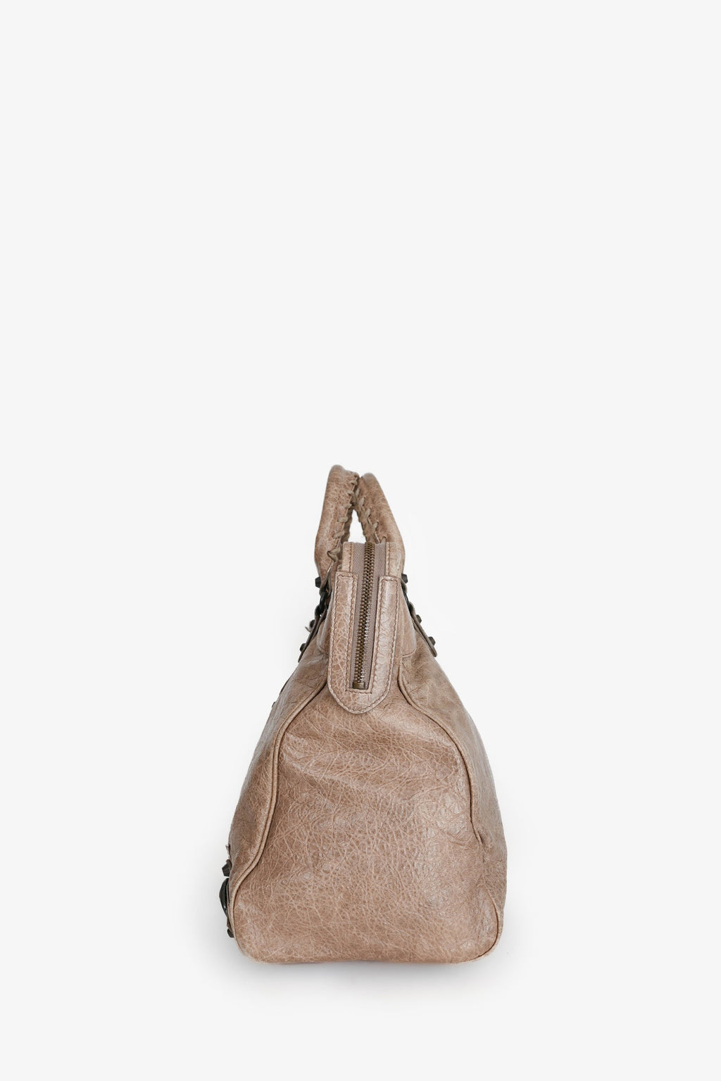 Balenciaga Taupe Leather City Bag
