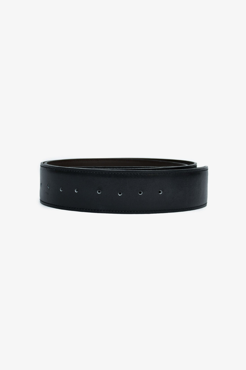 Hermès 2011 Black/Brown Reversible Belt Size 100 (No Buckle)
