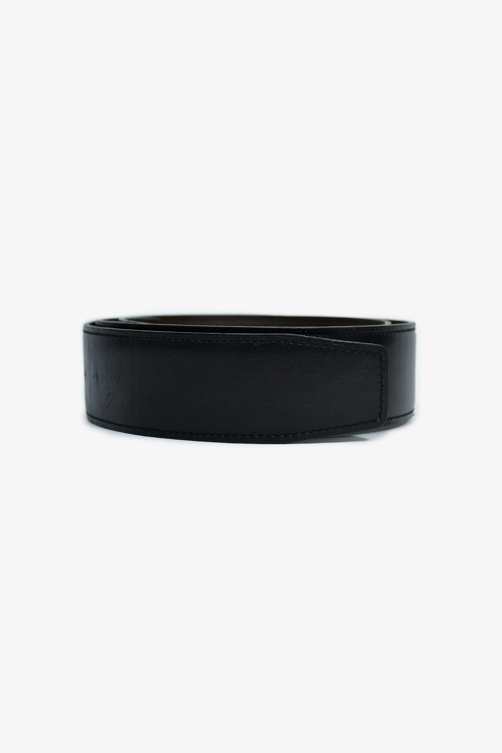 Hermès 2011 Black/Brown Reversible Belt Size 100 (No Buckle)