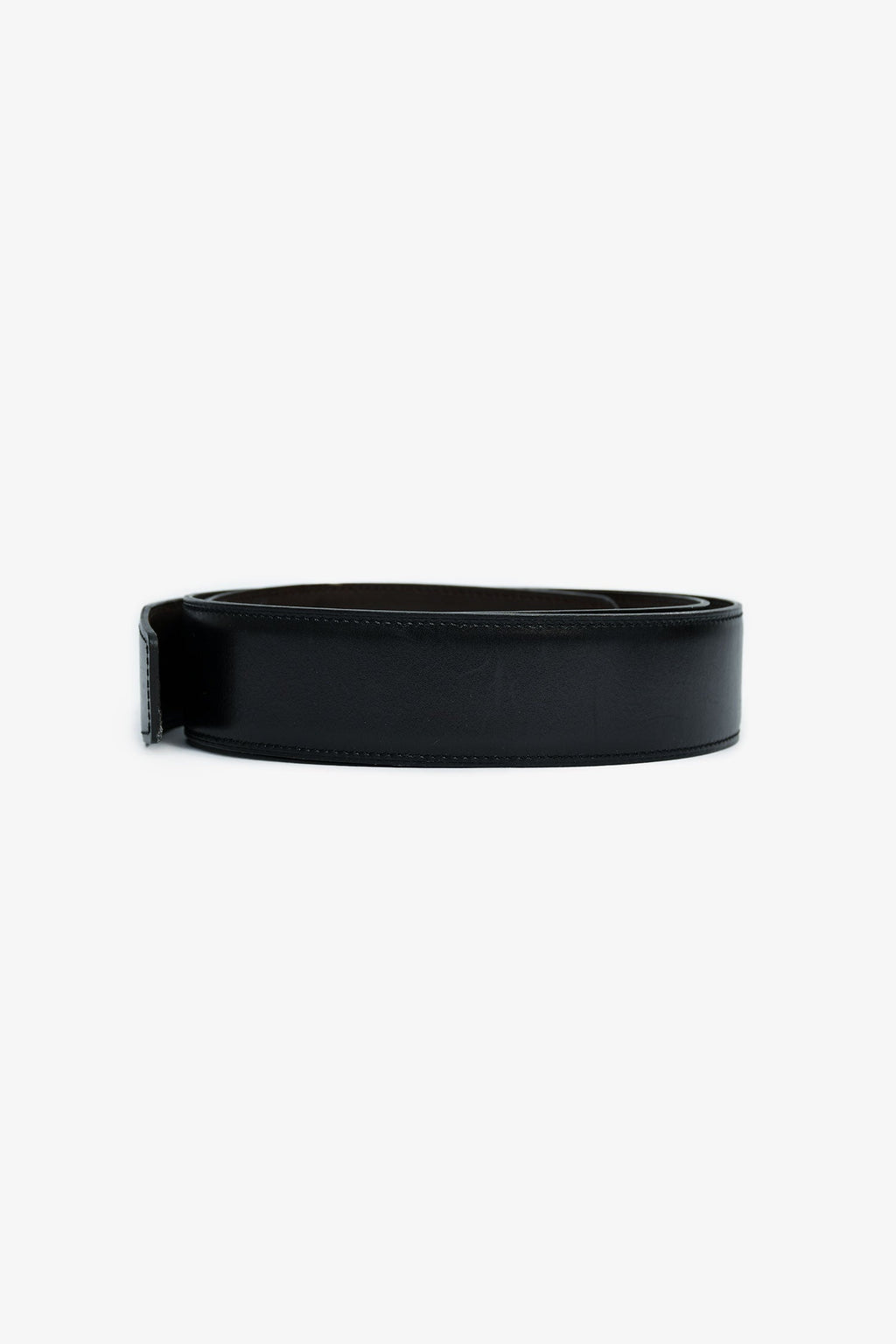 Hermès 2011 Black/Brown Reversible Belt Size 100 (No Buckle)