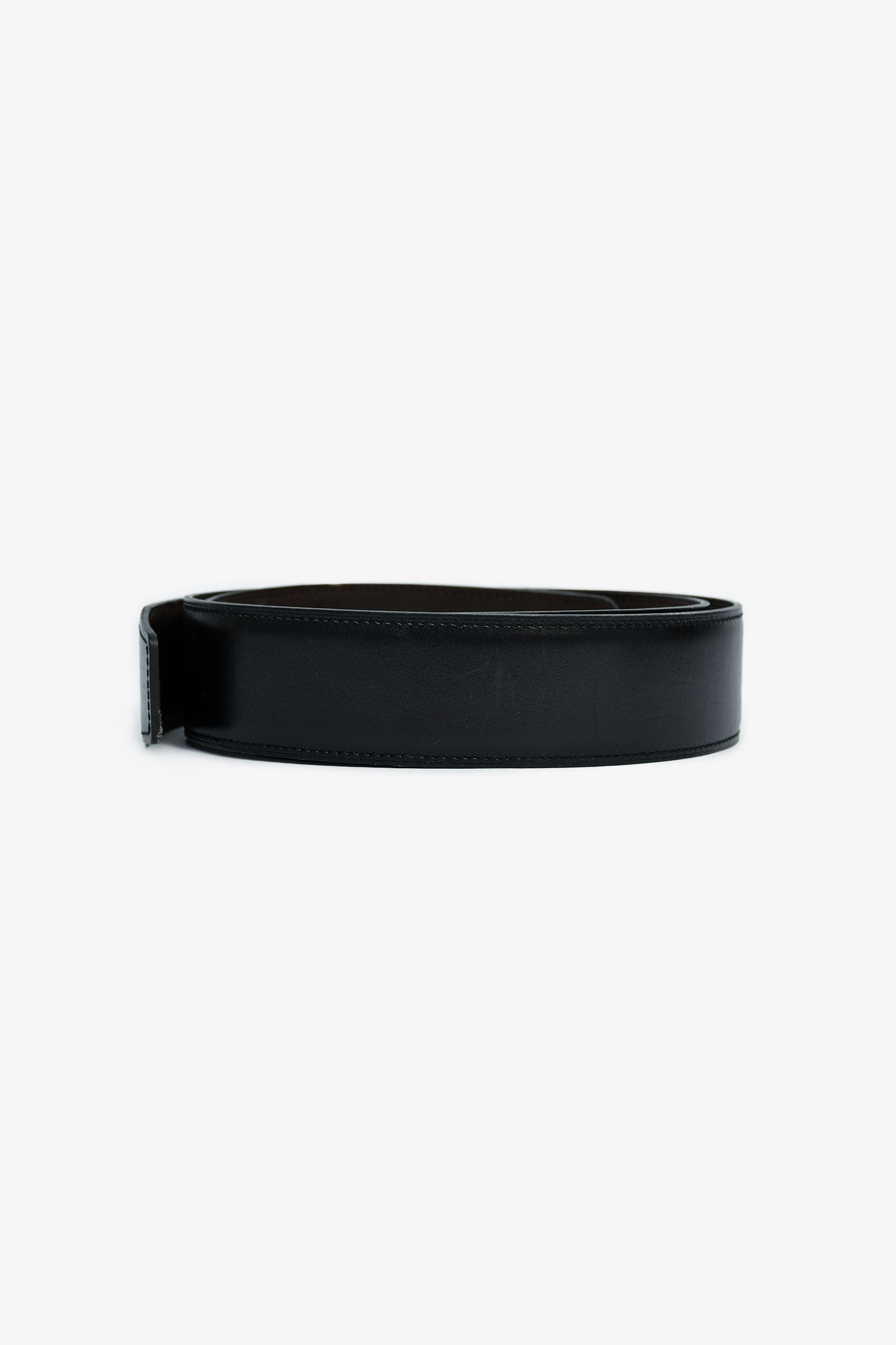 Hermès 2011 Black/Brown Reversible Belt Size 100 (No Buckle)