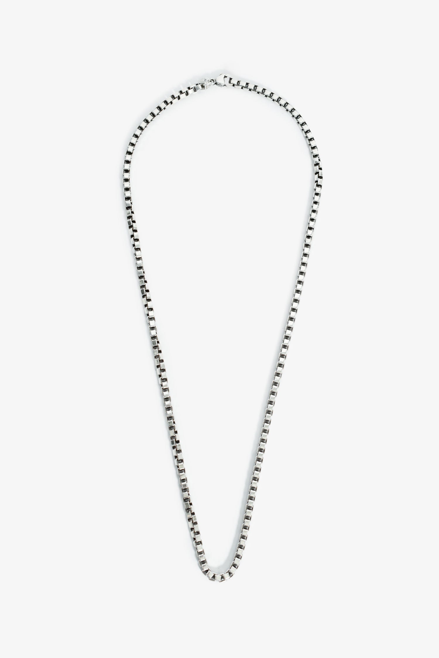 Tiffany & Co. Sterling Silver Box Chain Necklace