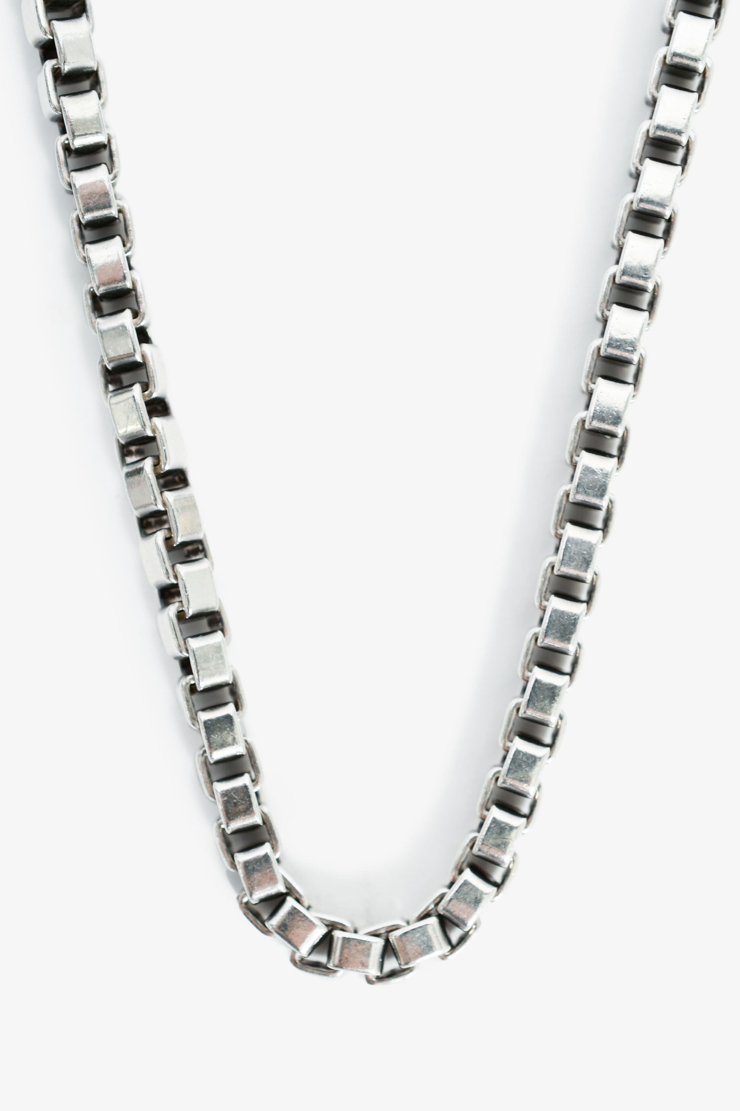 Tiffany & Co. Sterling Silver Box Chain Necklace