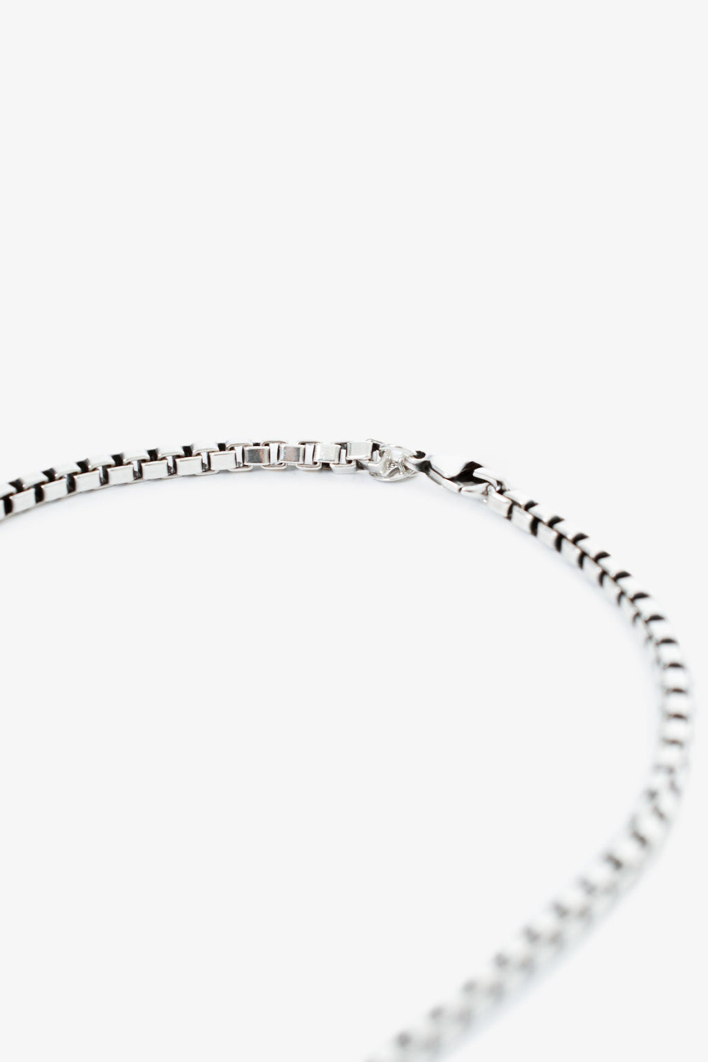 Tiffany & Co. Sterling Silver Box Chain Necklace