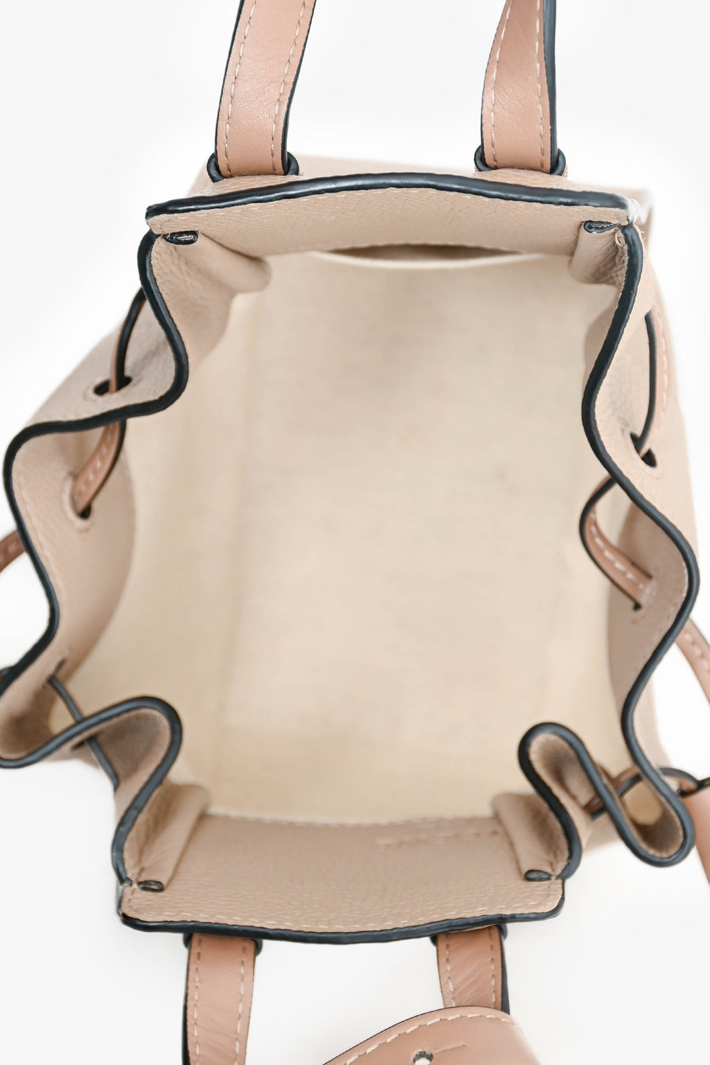 Loewe 2022 Taupe Grained Calfskin Mini Hammock Bag