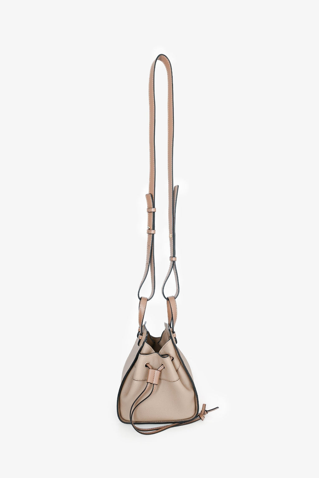 Loewe 2022 Taupe Grained Calfskin Mini Hammock Bag