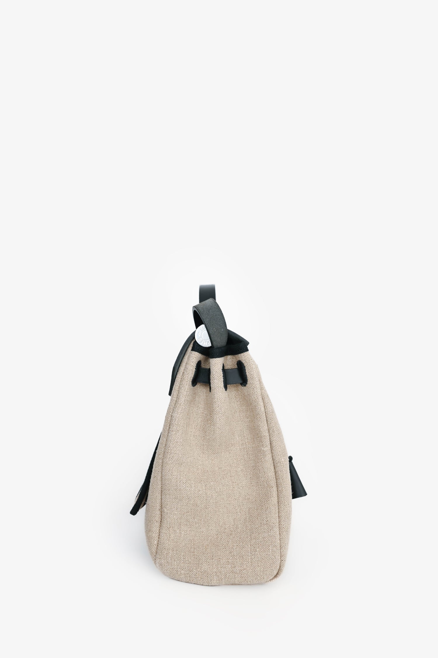 Hermès 2020 Cream/Black Toile H Vibration Herbag Zip 31 With Pouch