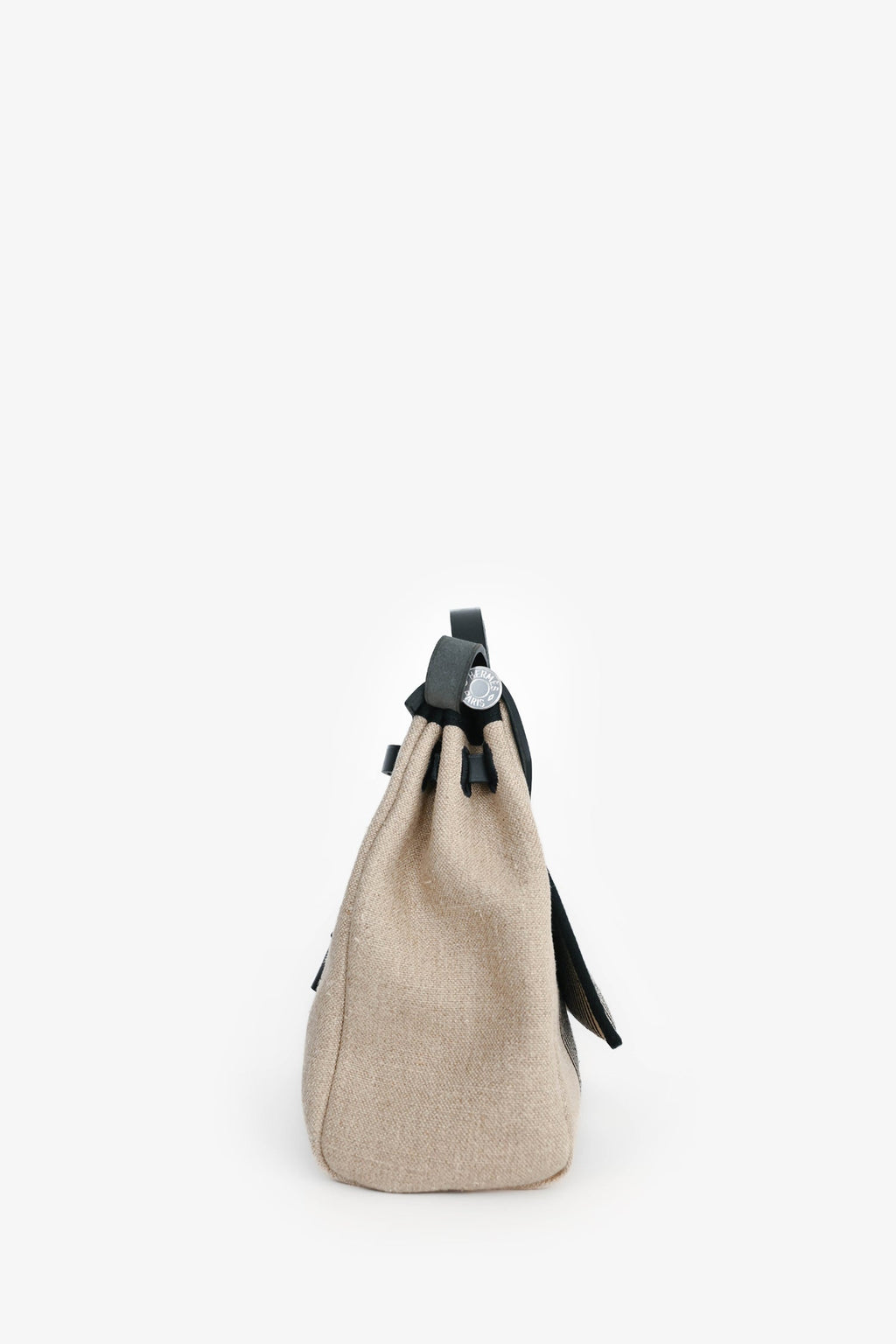Hermès 2020 Cream/Black Toile H Vibration Herbag Zip 31 With Pouch