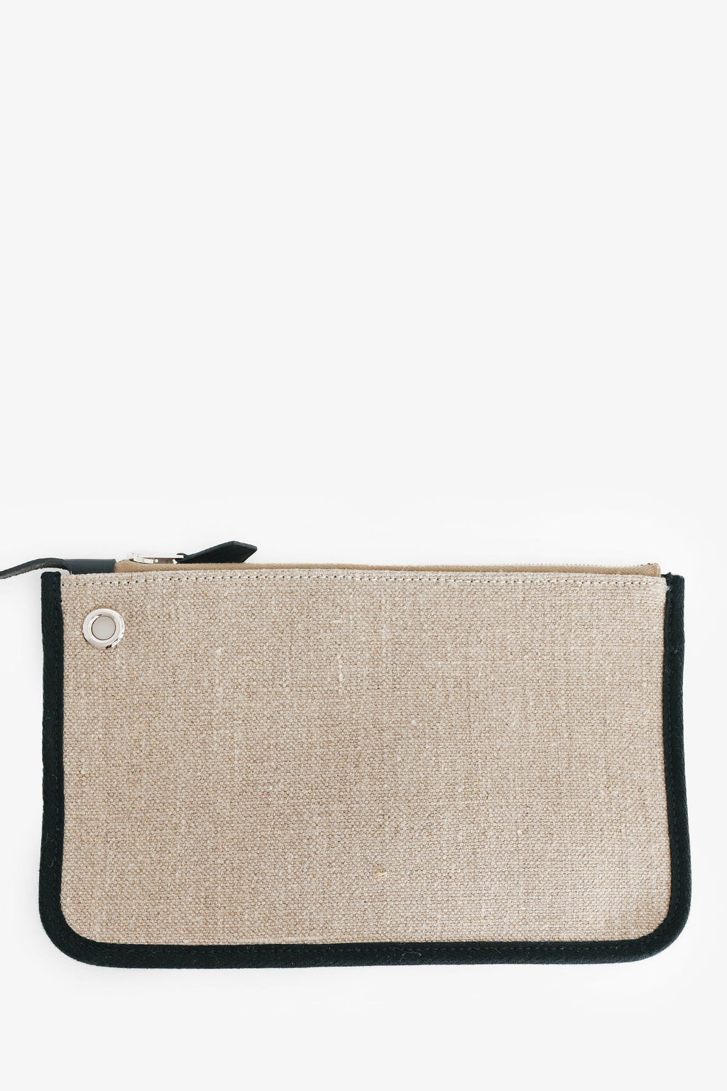 Hermès 2020 Cream/Black Toile H Vibration Herbag Zip 31 With Pouch