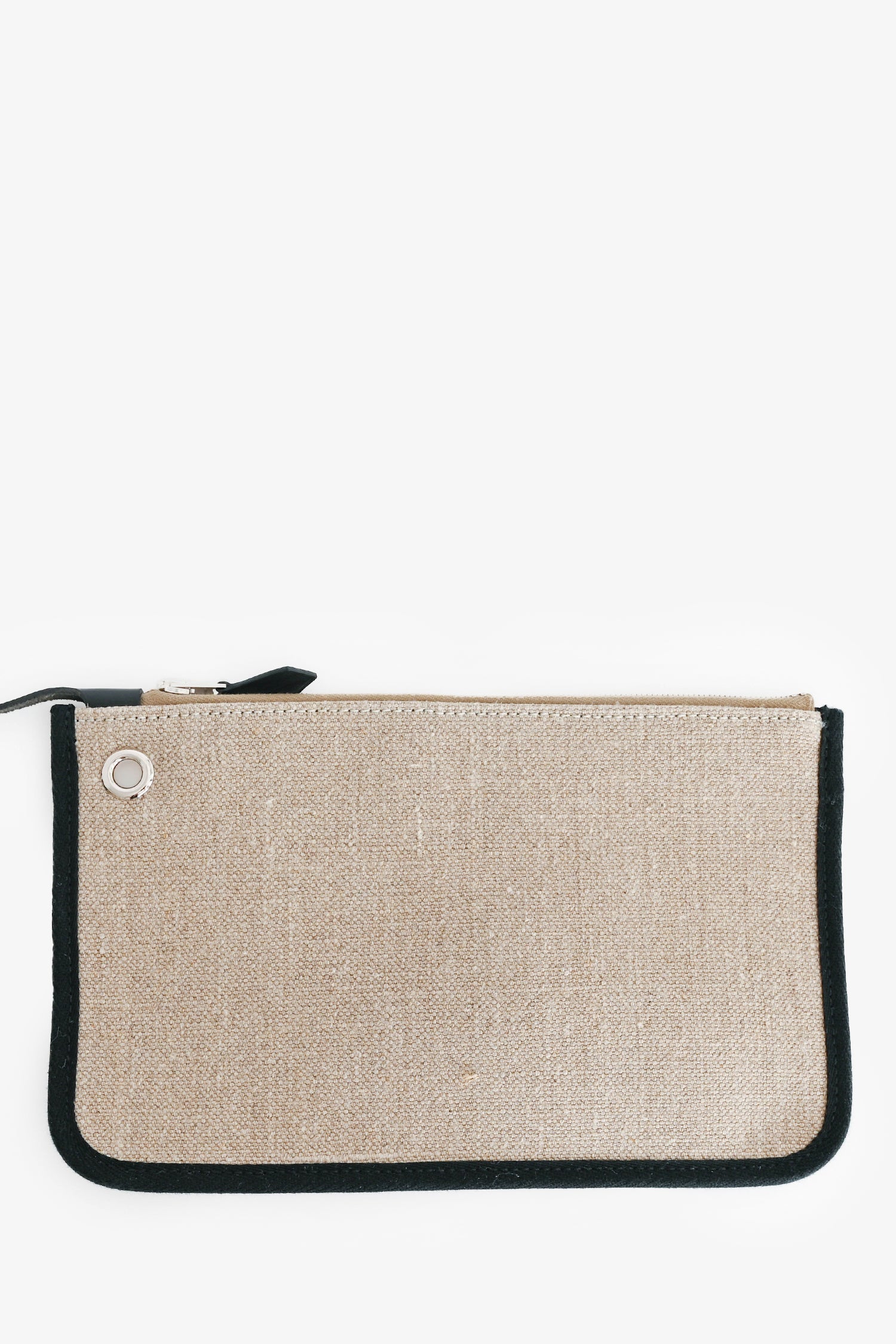 Hermès 2020 Cream/Black Toile H Vibration Herbag Zip 31 With Pouch