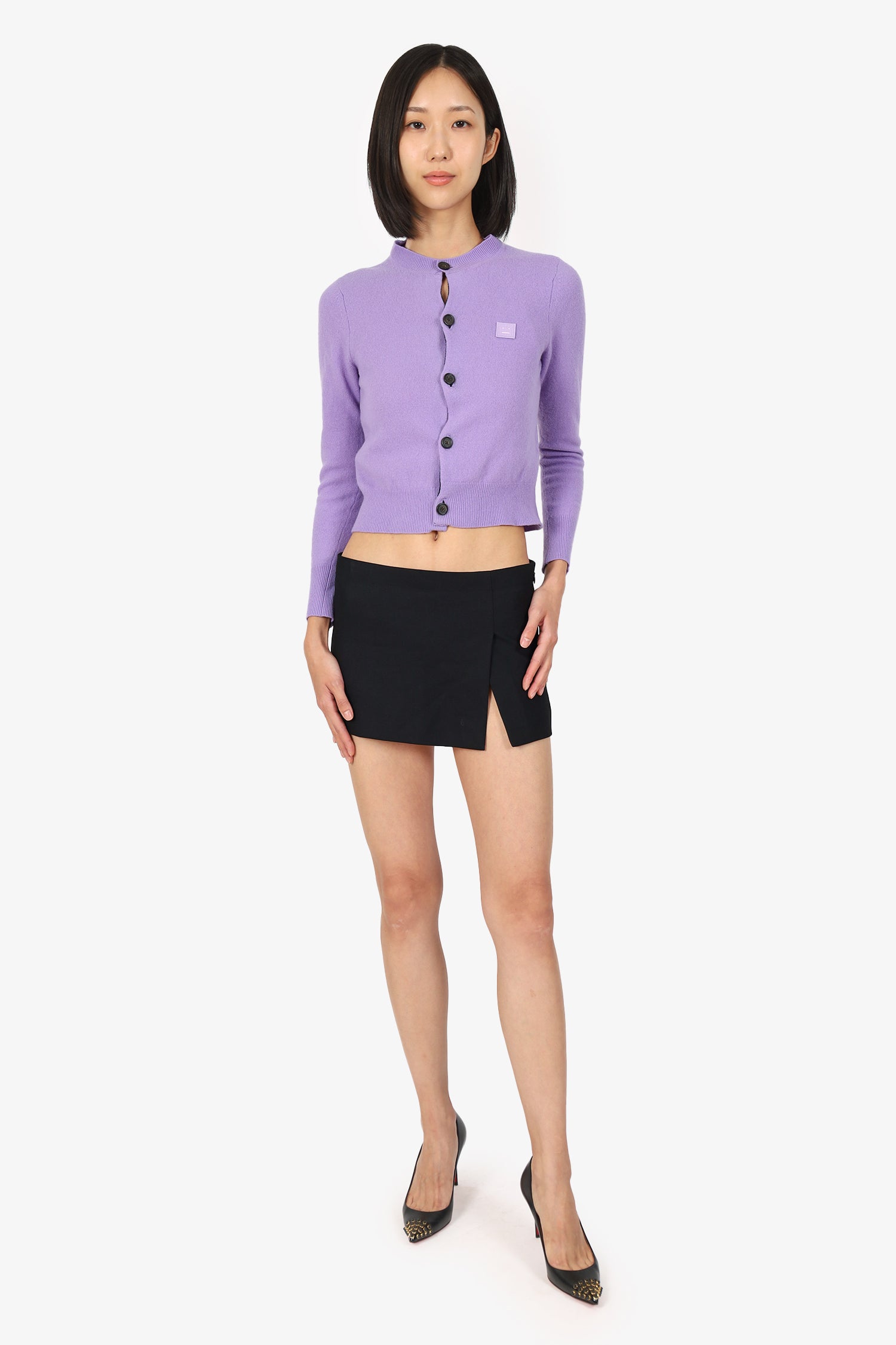 Miaou Black Micro Mini Skirt Size XS