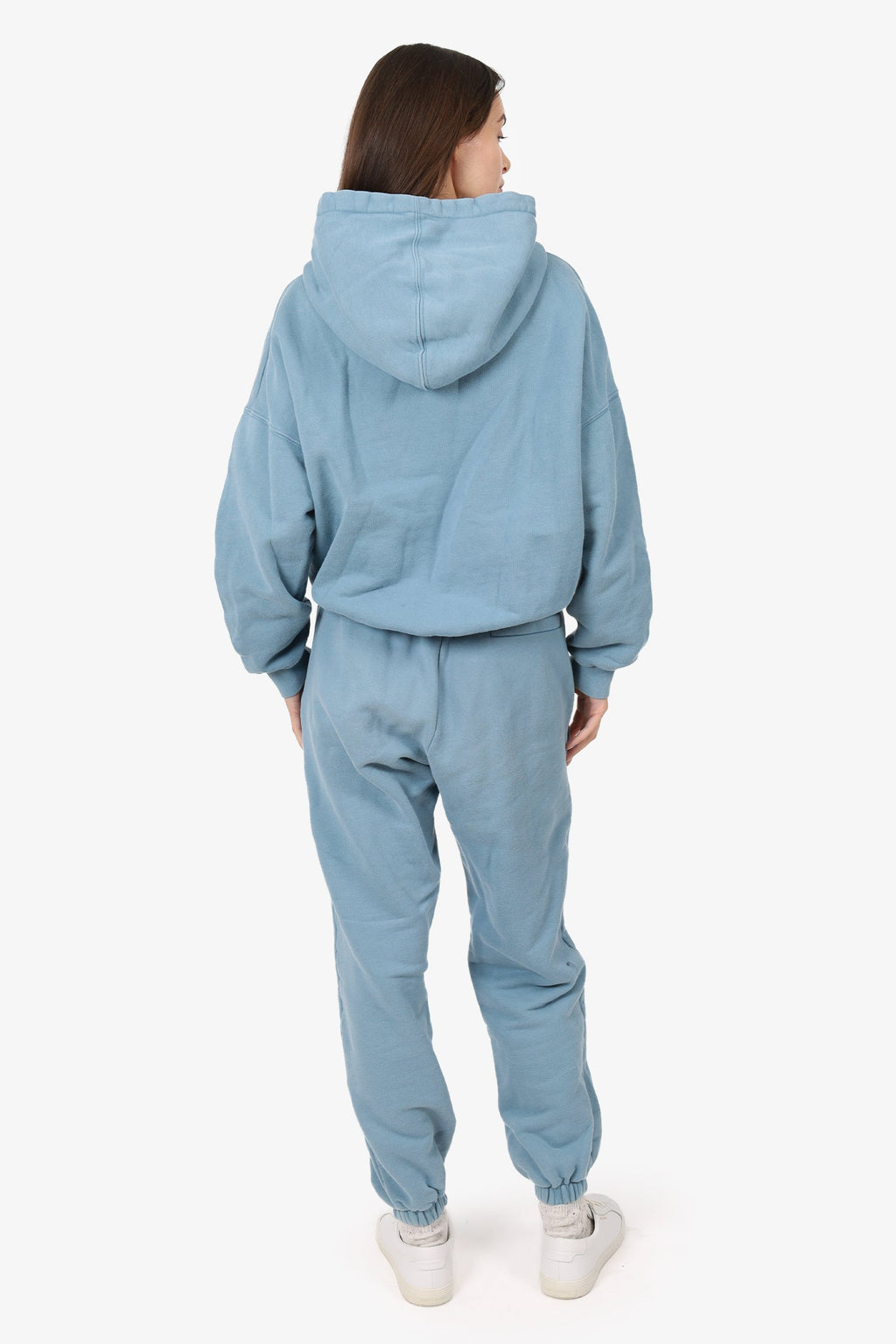 The Frankie Shop Teal Copped Hoodie + Track Pants Size S