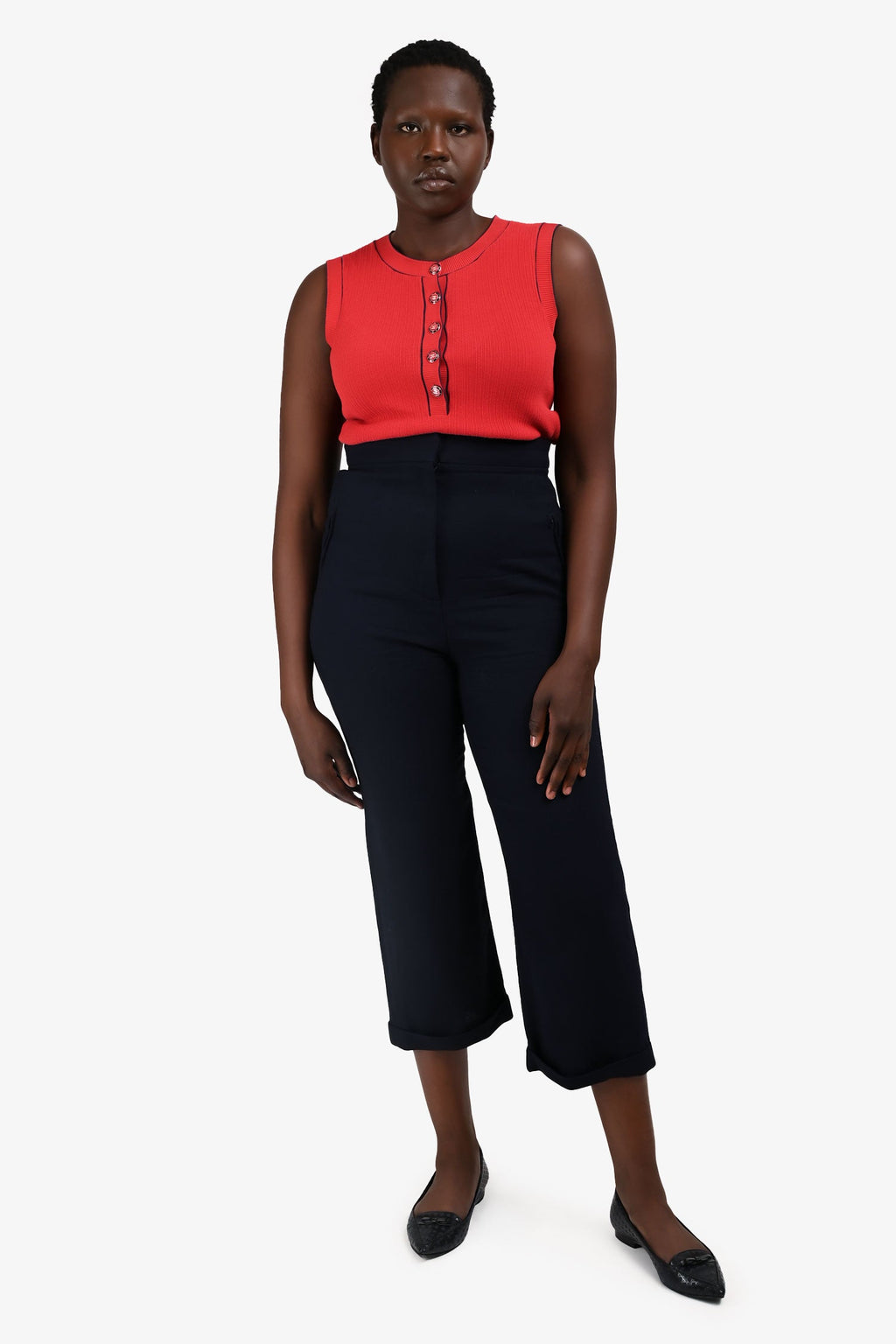 Jacquemus Navy Wool LA Riviera Pants Size 42